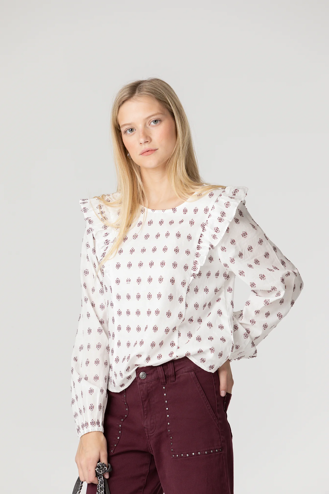 BLUSA BORDADA VOLANTES - Image 4
