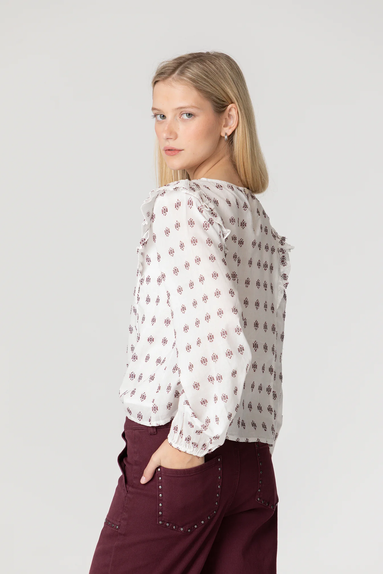 BLUSA BORDADA VOLANTES - Image 5