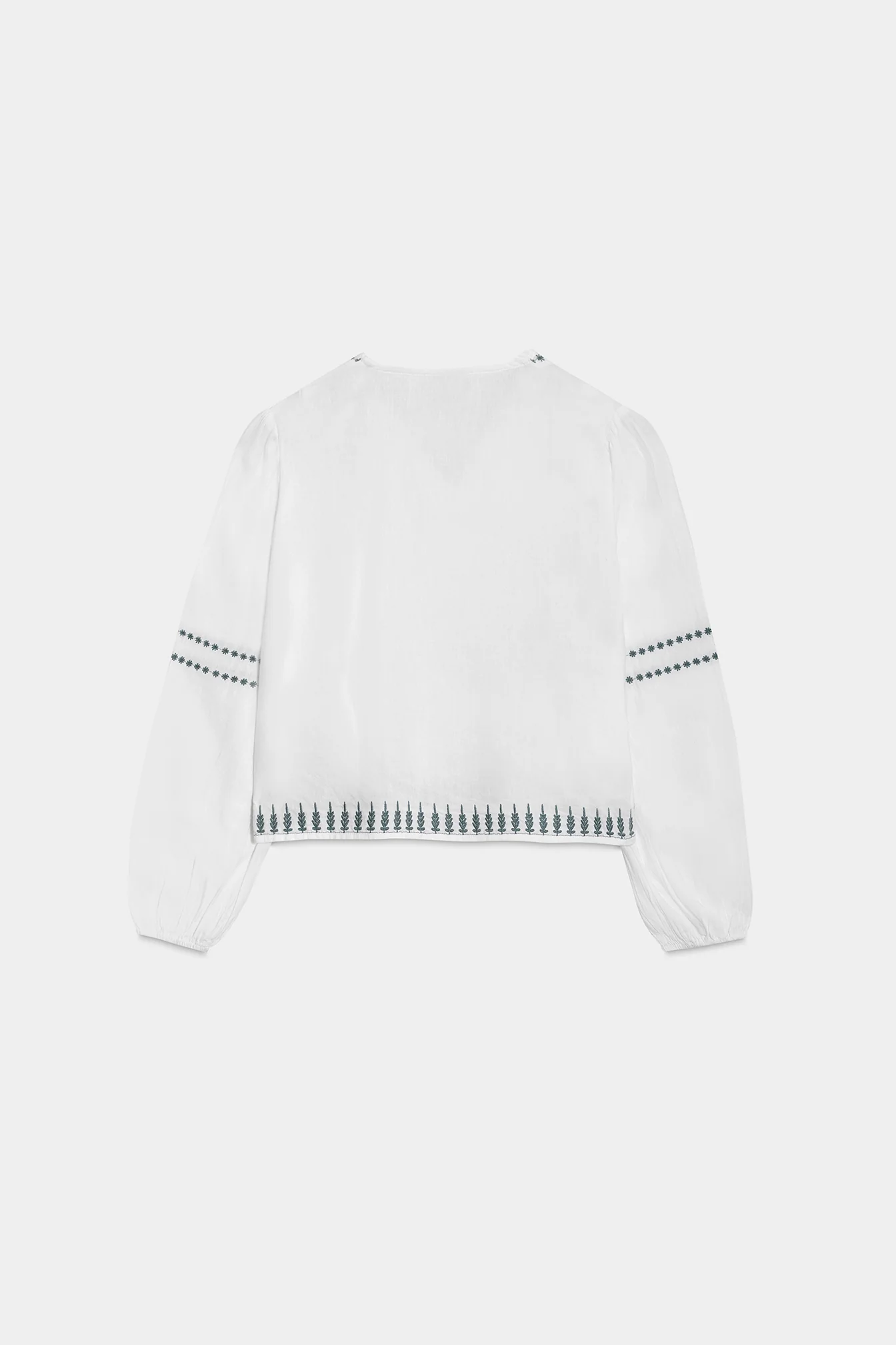 BLUSA BORDADOS CONTRASTE - Image 9