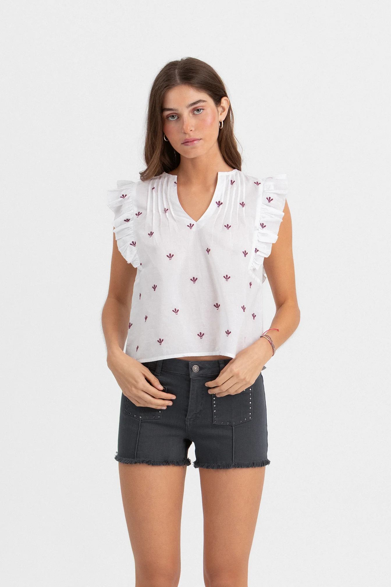 BLUSA DETALLE BORDADO ABALORIO - Image 3