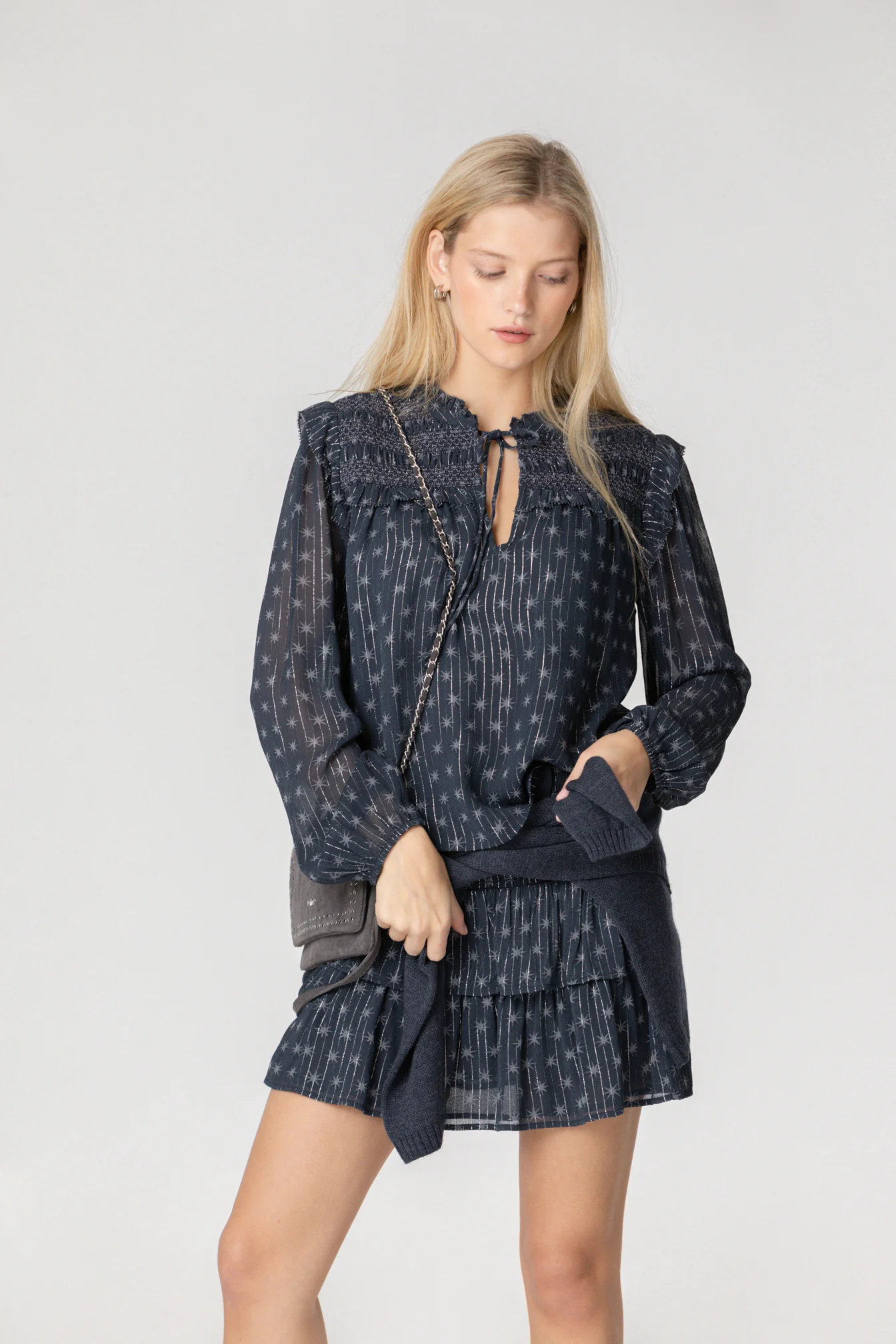 BLUSA ESTAMPADA FRUNCES - Image 3