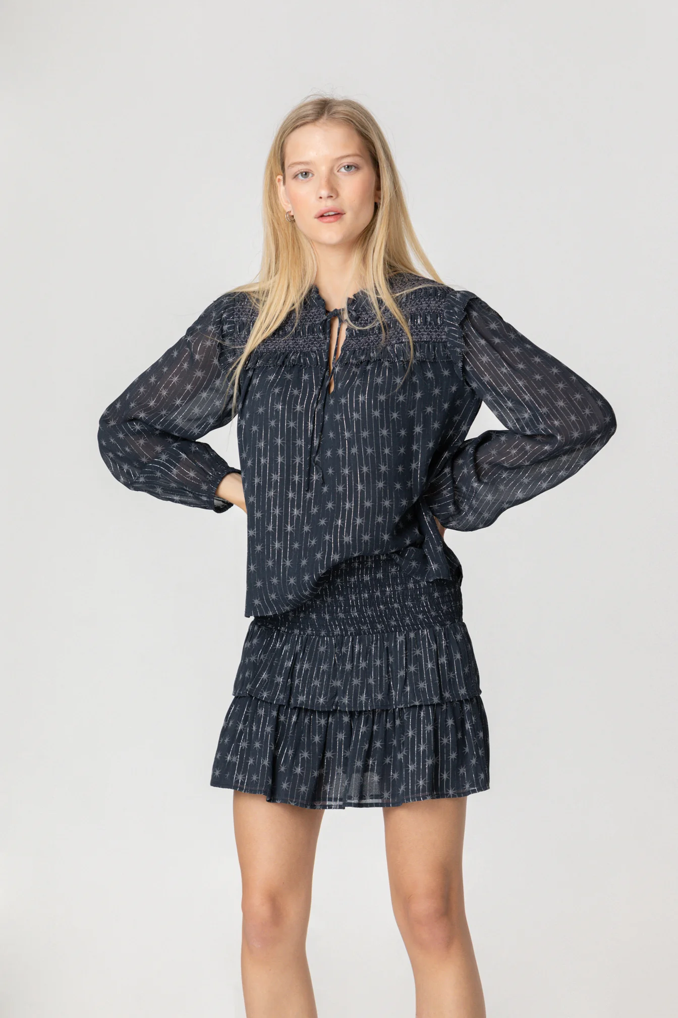 BLUSA ESTAMPADA FRUNCES - Image 4