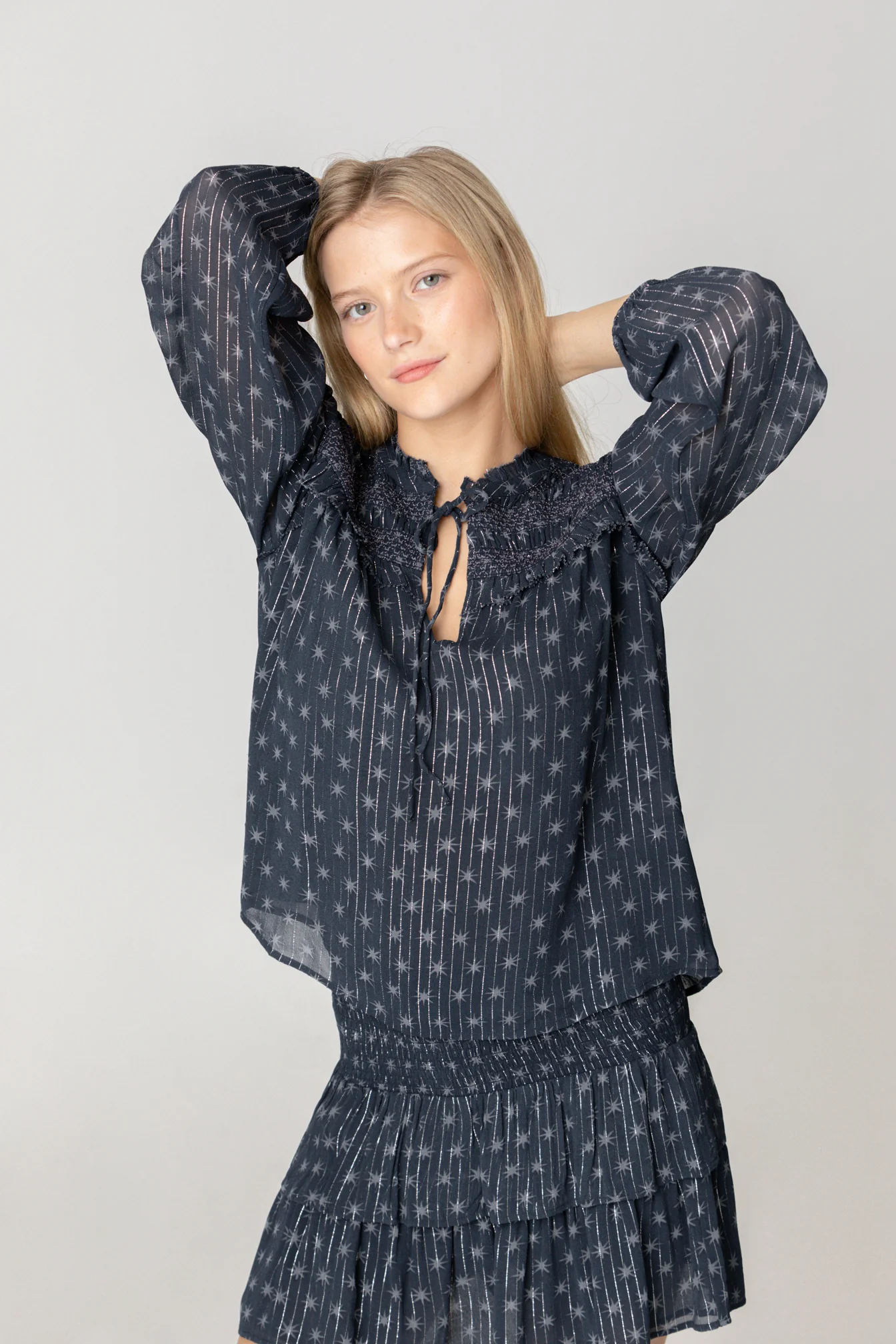 BLUSA ESTAMPADA FRUNCES - Image 5