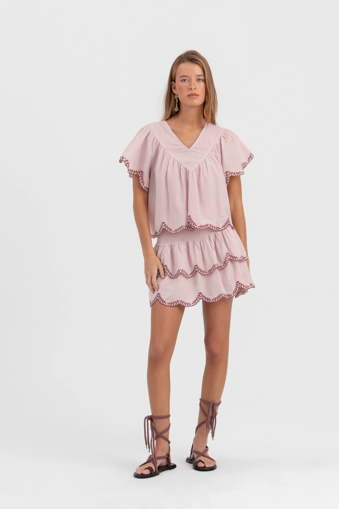 BLUSA FLUIDA BAJO BORDADO - Image 4