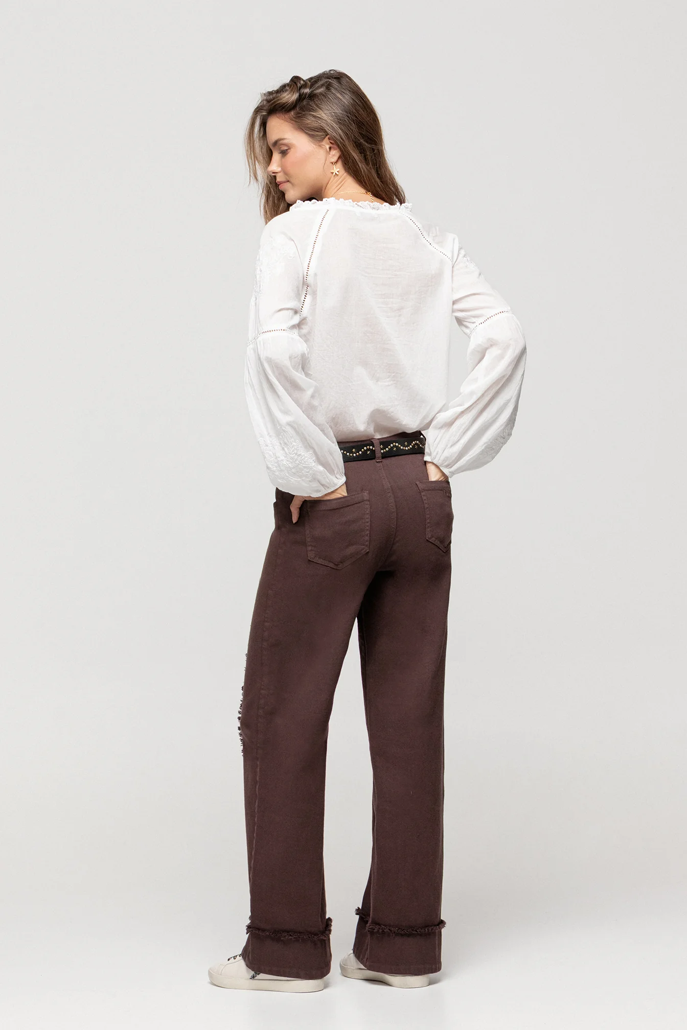 BLUSA FLUIDA MANGAS BORDADAS - Image 11