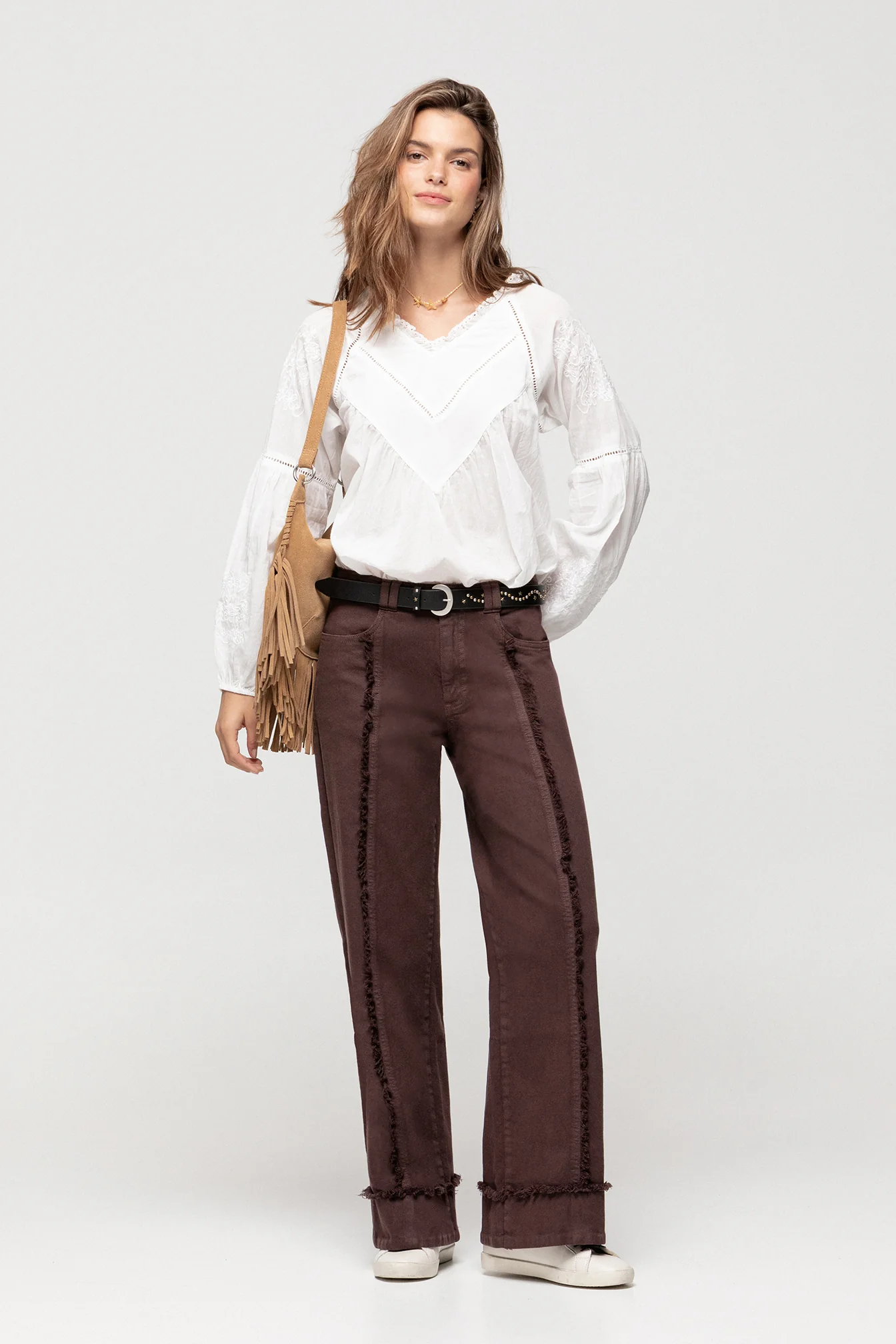 BLUSA FLUIDA MANGAS BORDADAS - Image 6
