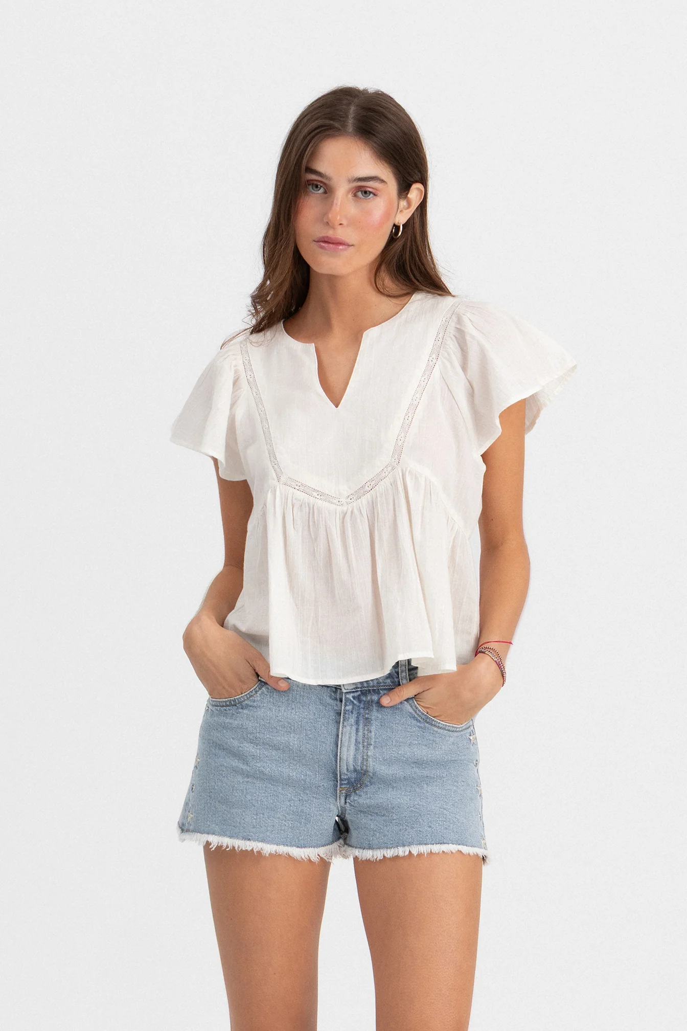 BLUSA FLUIDA MANGAS CAPA - Image 3