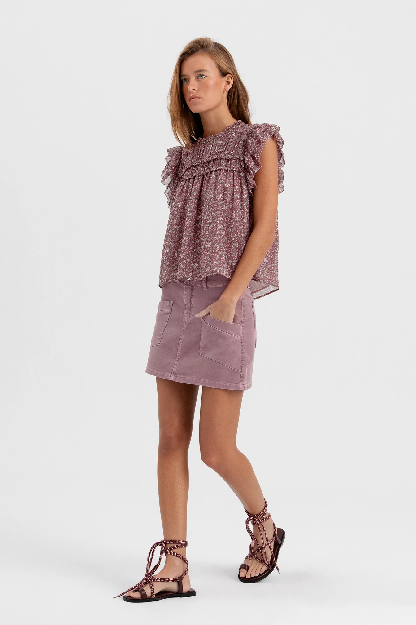 BLUSA FRUNCIDA ESTAMPADA - Image 12