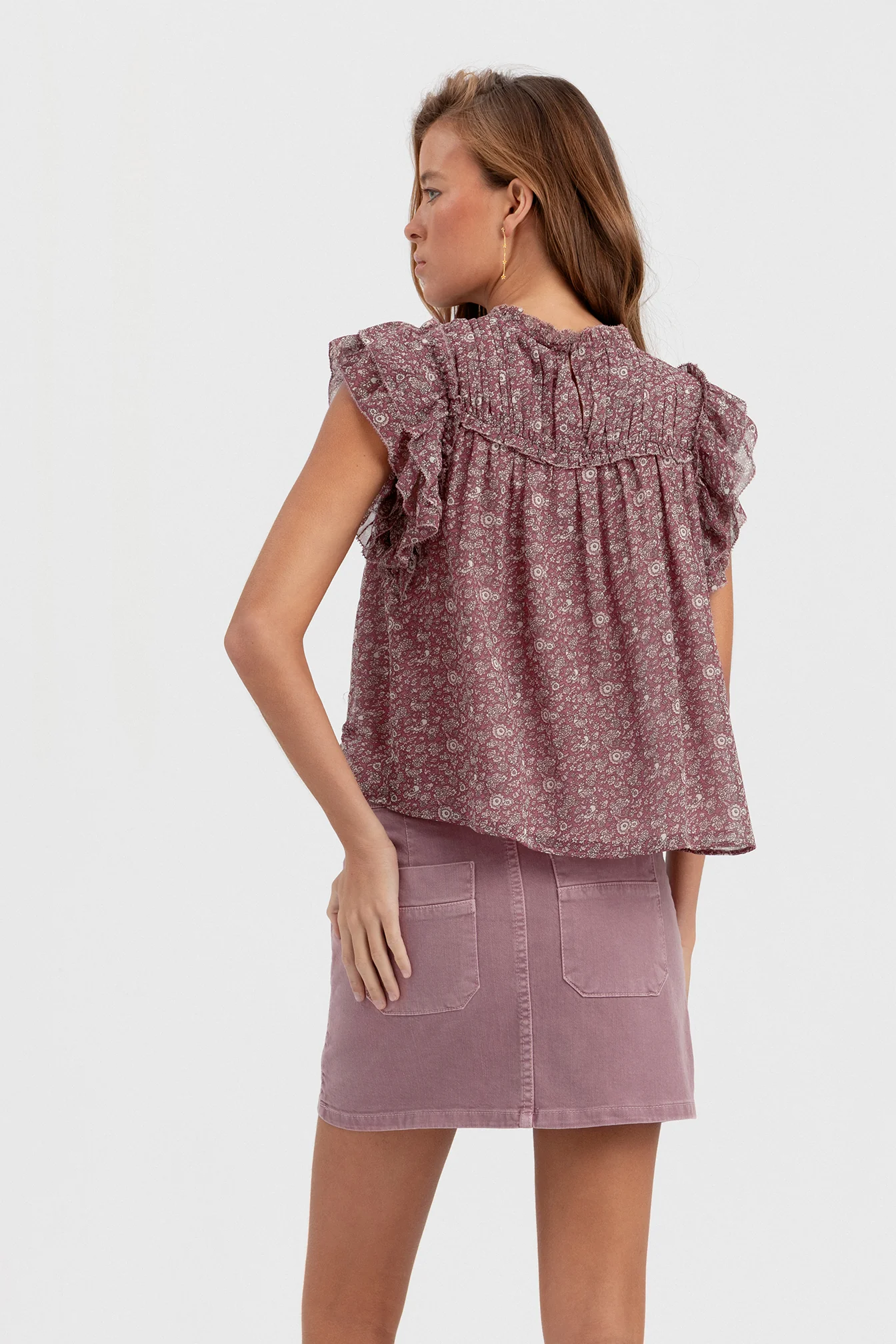 BLUSA FRUNCIDA ESTAMPADA - Image 8