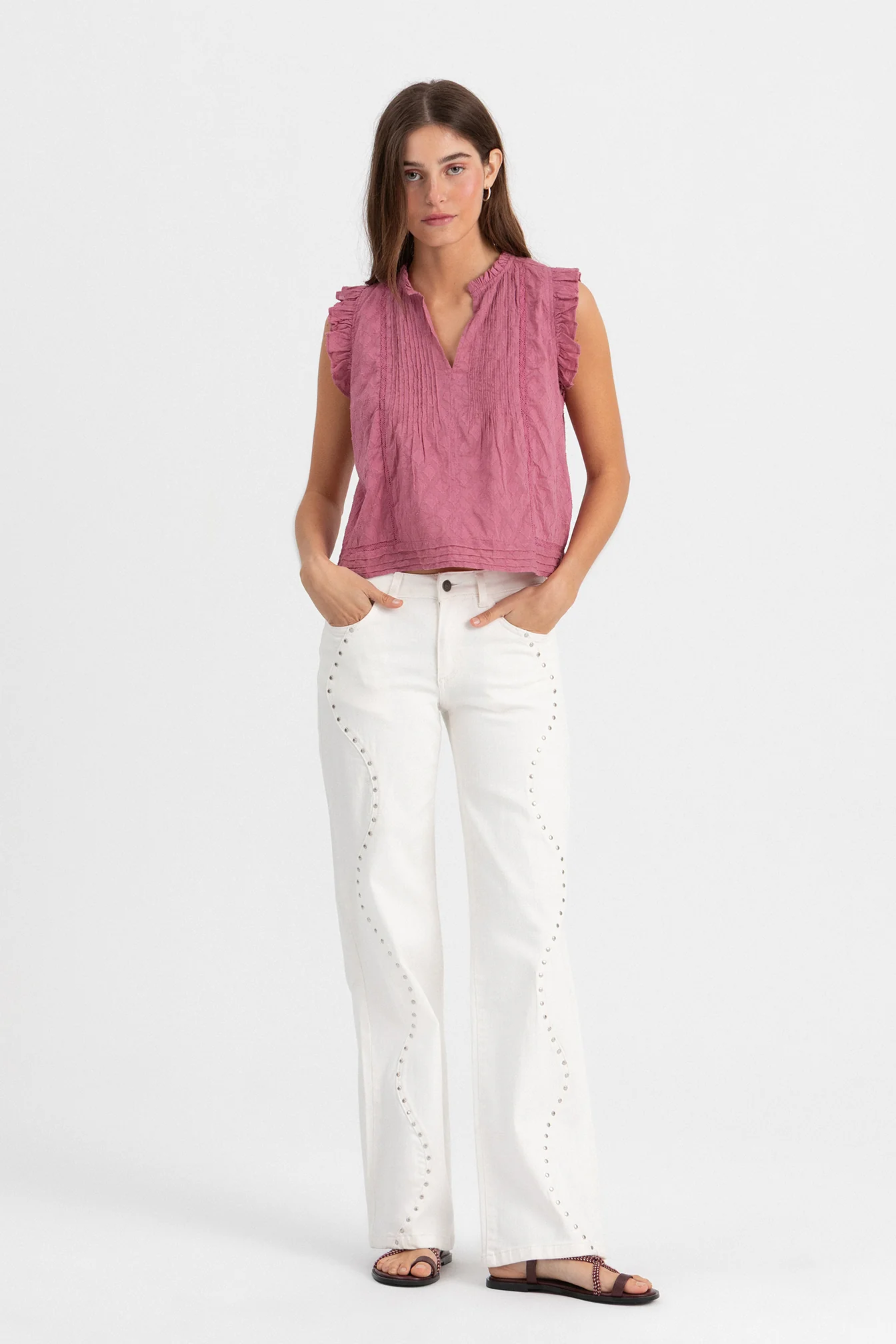BLUSA JARETAS DETALLE ENTREDOS - Image 5