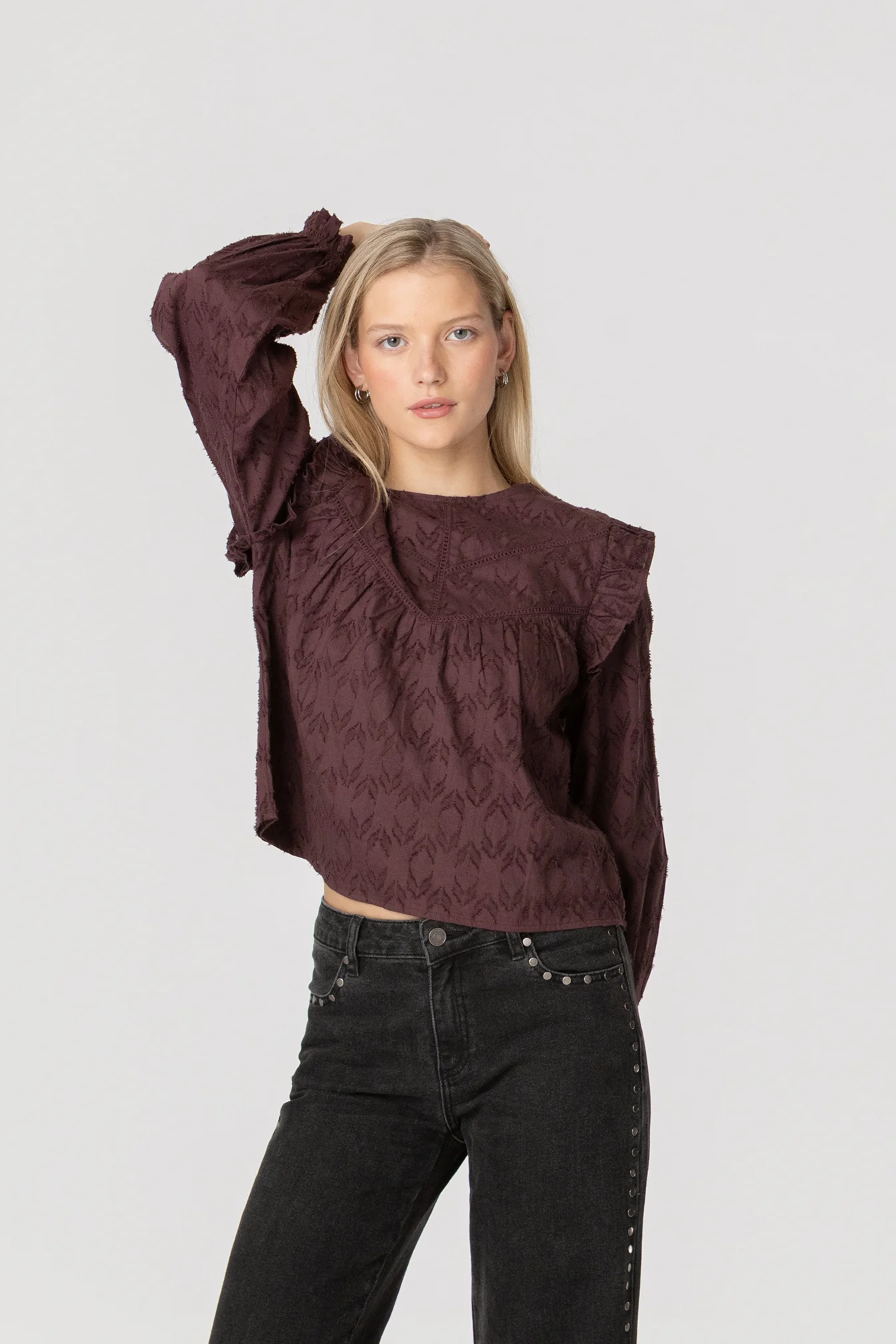 BLUSA TEXTURA VOLANTES - Image 13