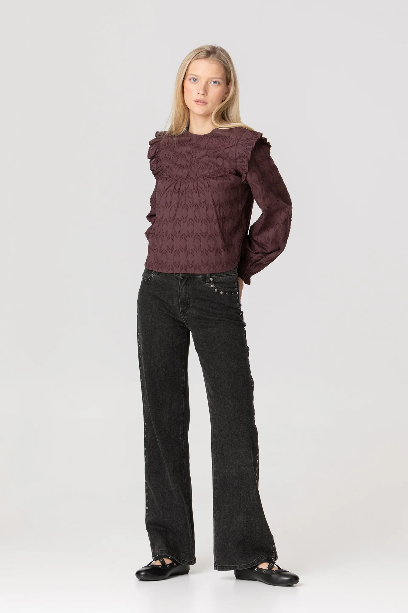 BLUSA TEXTURA VOLANTES - Image 14