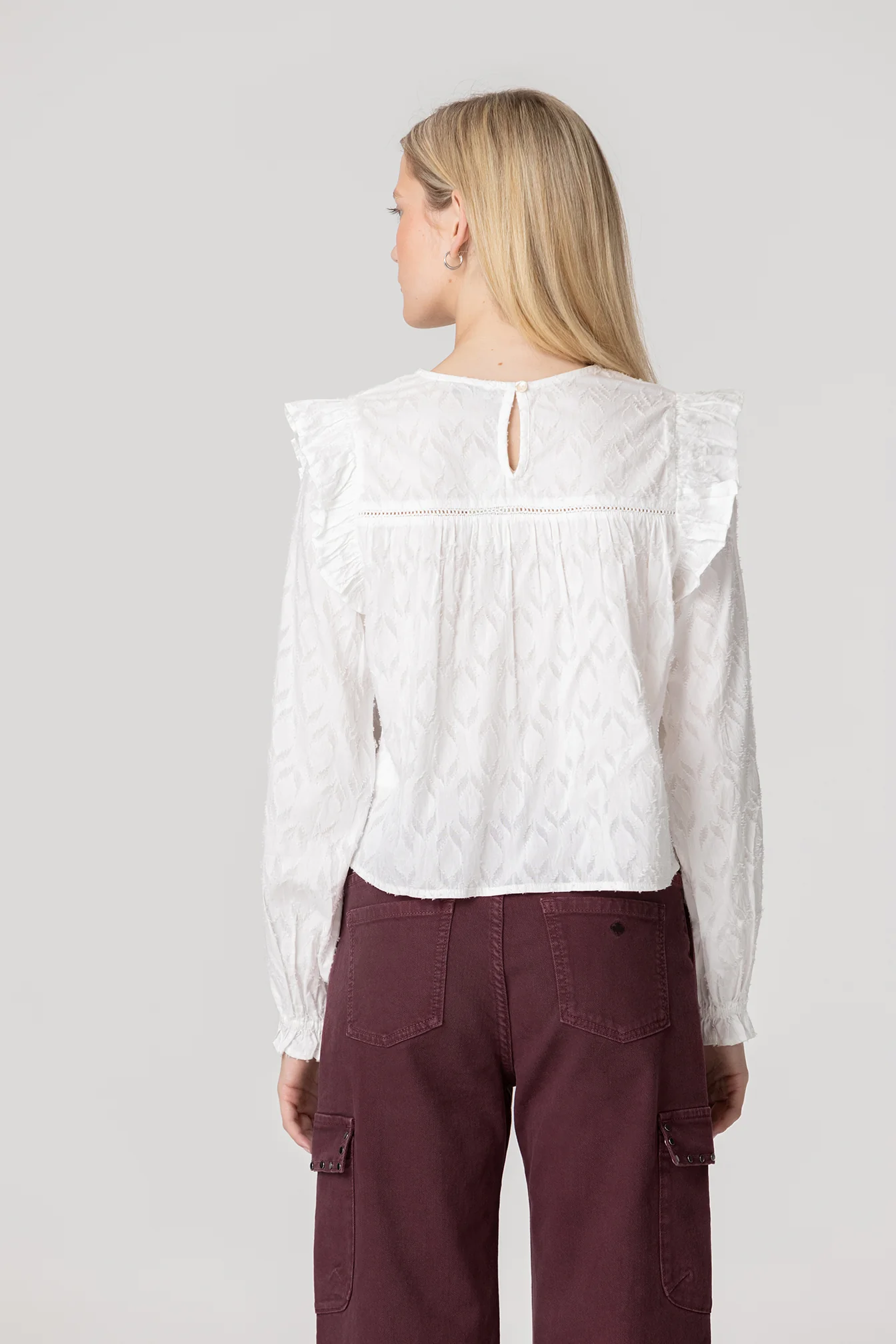 BLUSA TEXTURA VOLANTES - Image 3