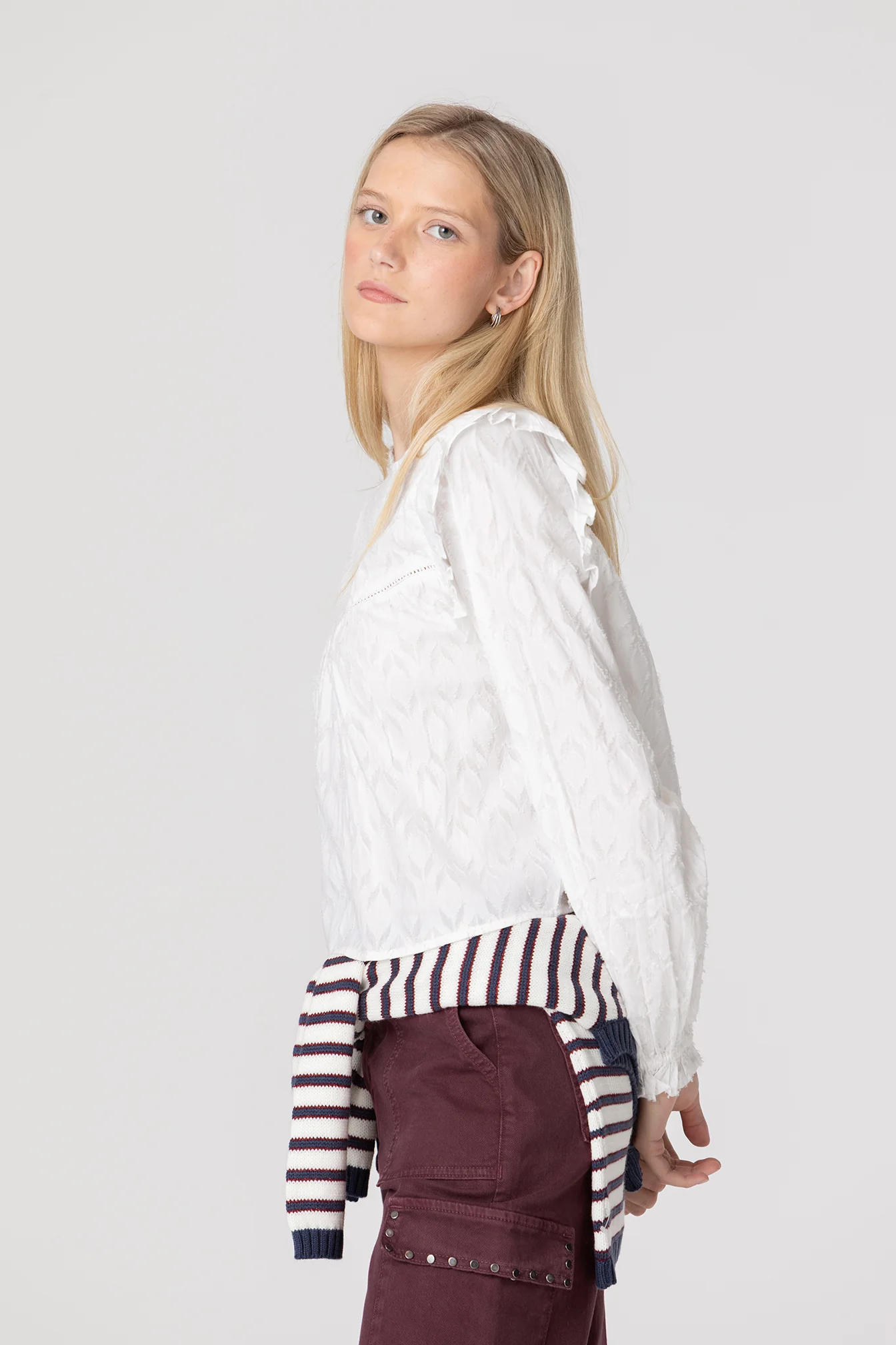 BLUSA TEXTURA VOLANTES - Image 5