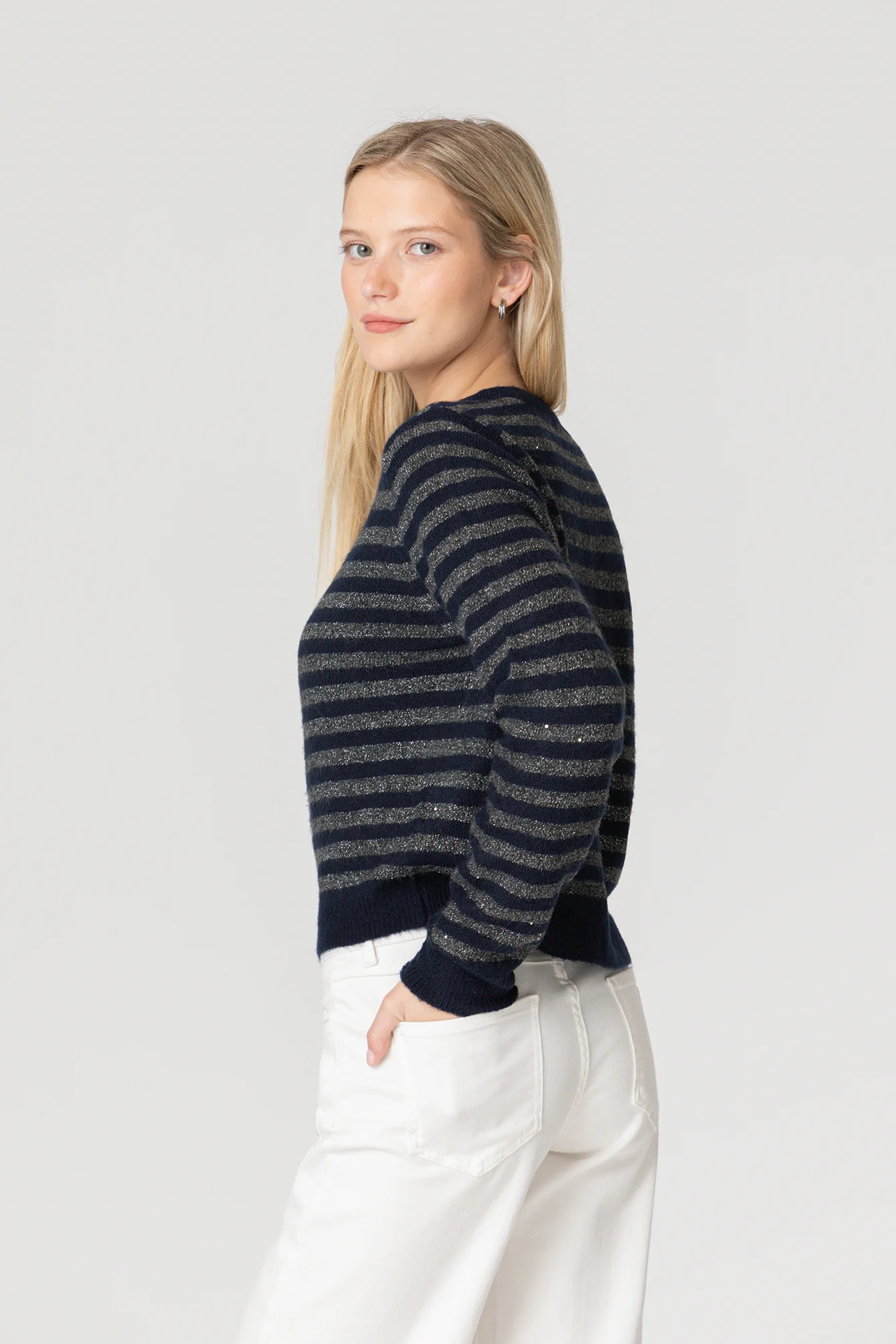 CARDIGAN AJUSTADO RAYAS - Image 4