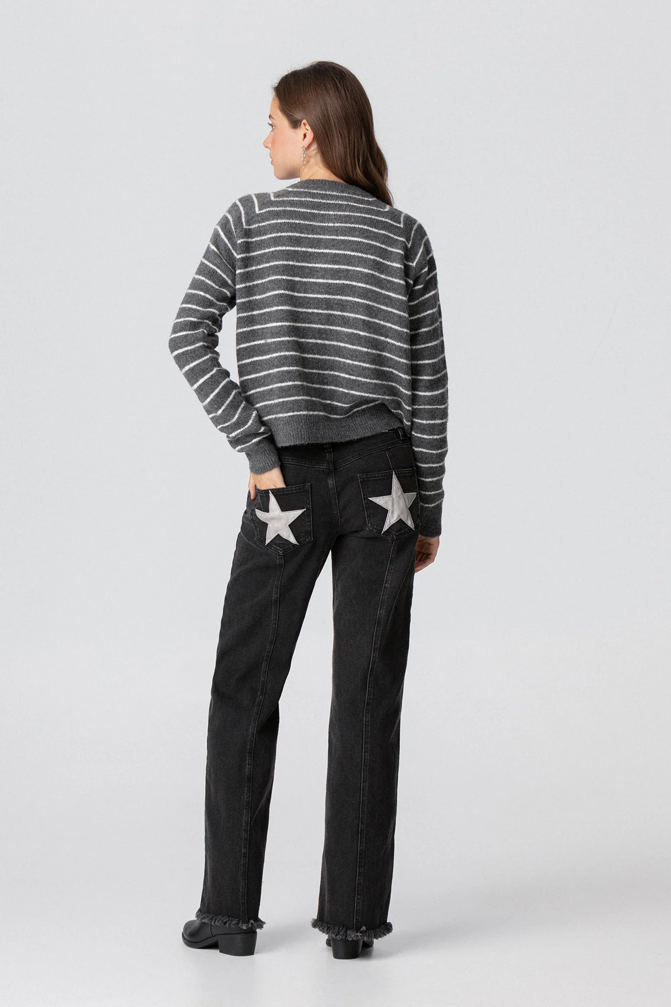 CARDIGAN OVERSIZE RAYAS - Image 3