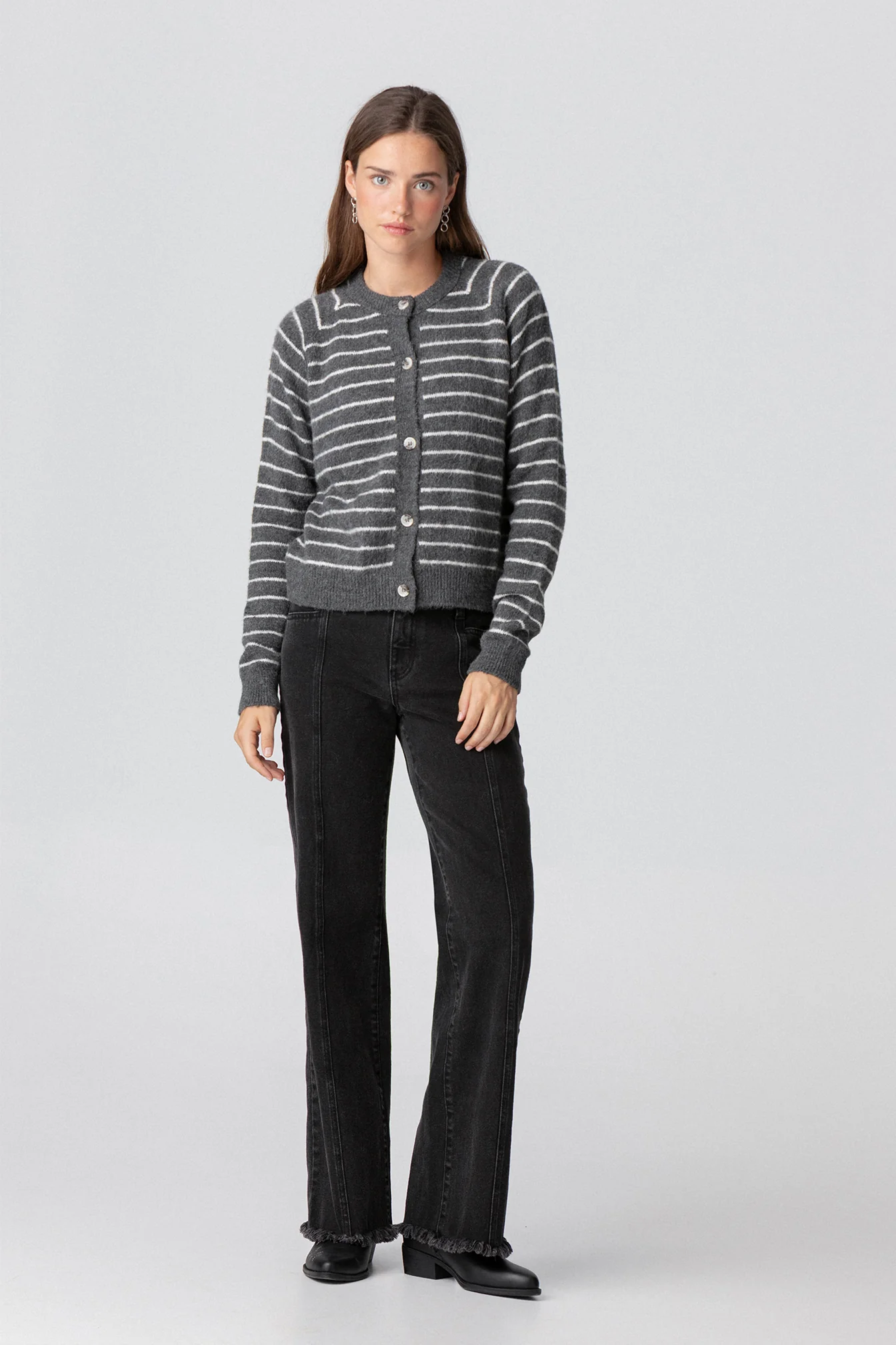 CARDIGAN OVERSIZE RAYAS - Image 8