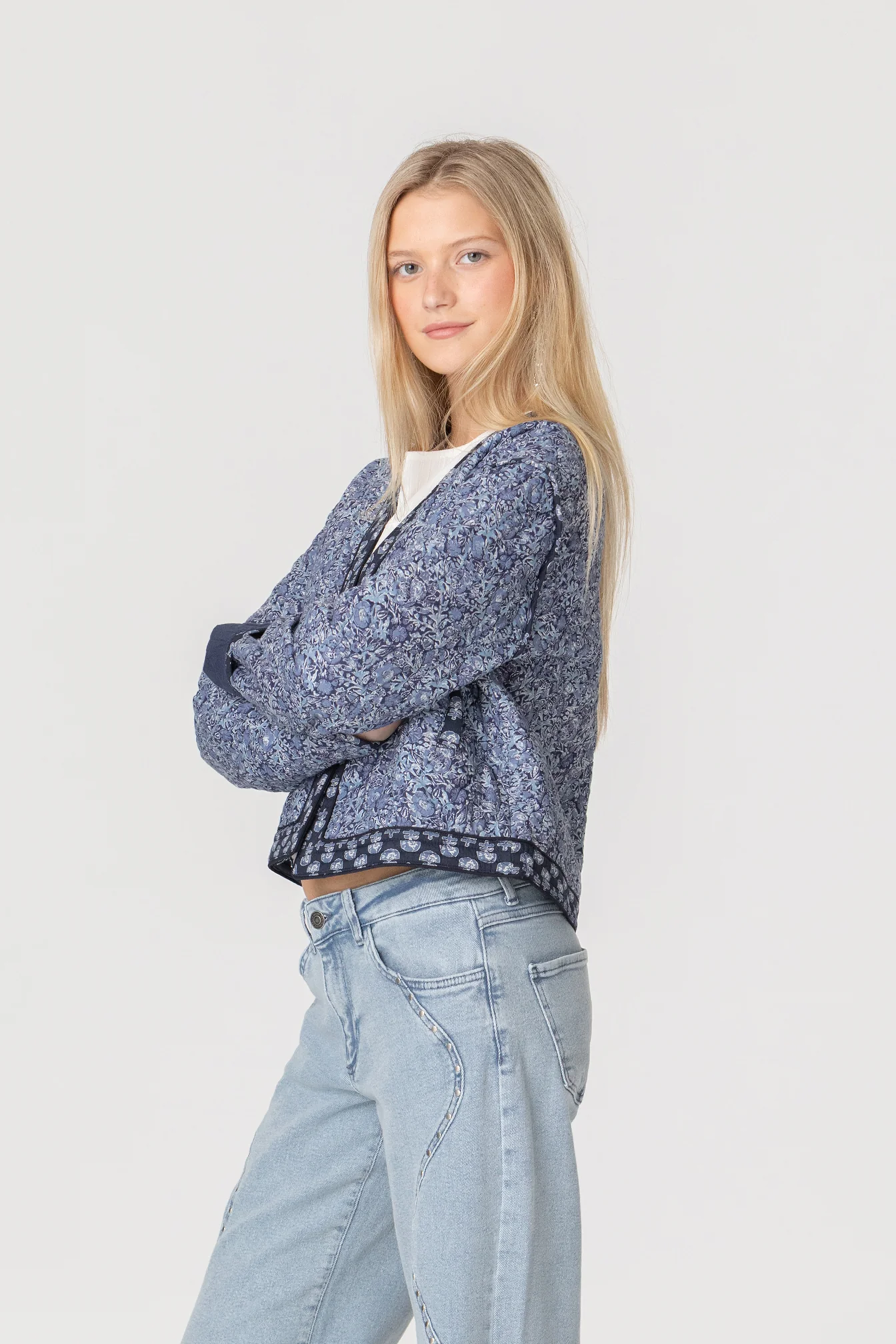 CHAQUETA ENGUATADA ESTAMPADO - Image 5
