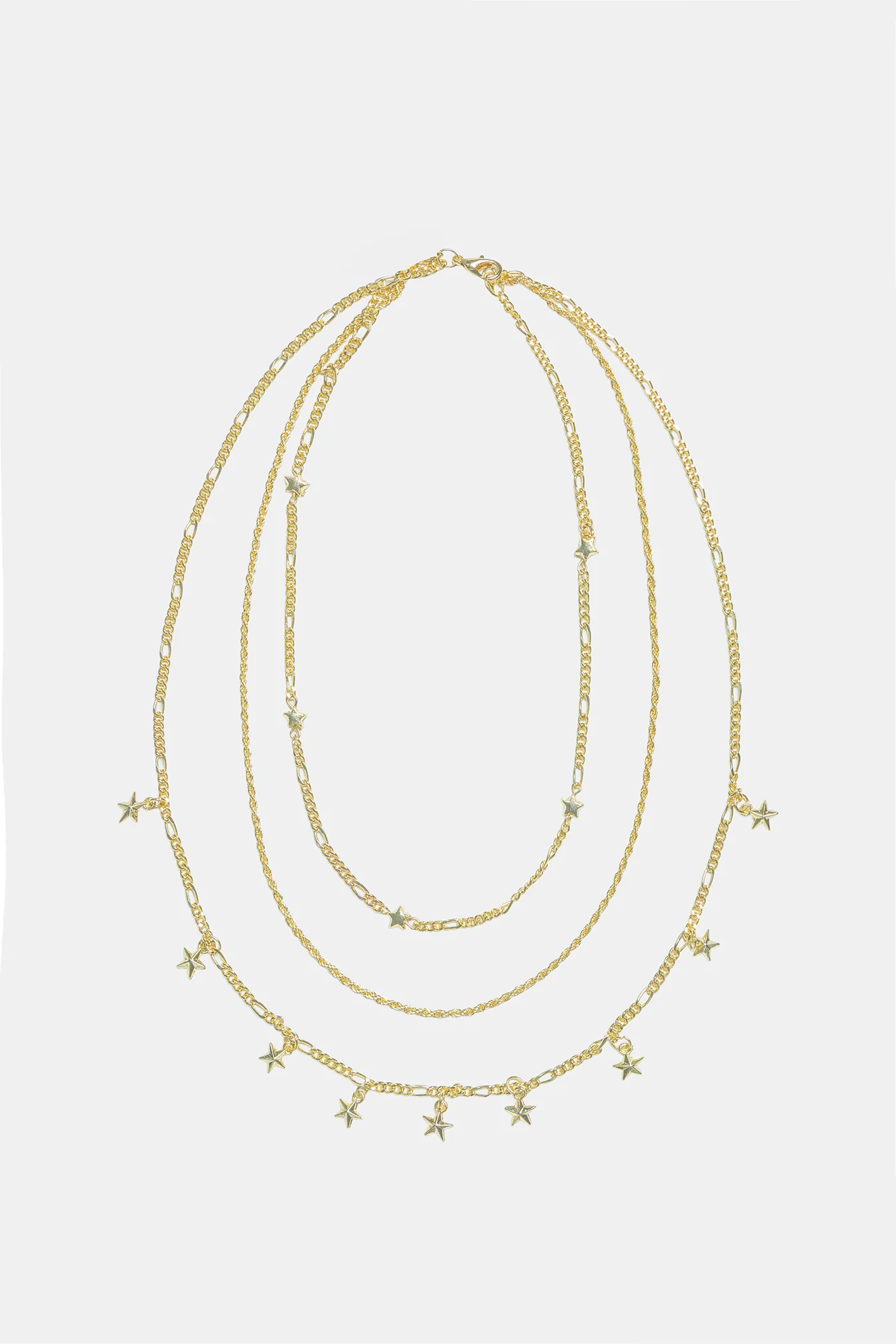 COLLAR CADENAS ESTRELLAS