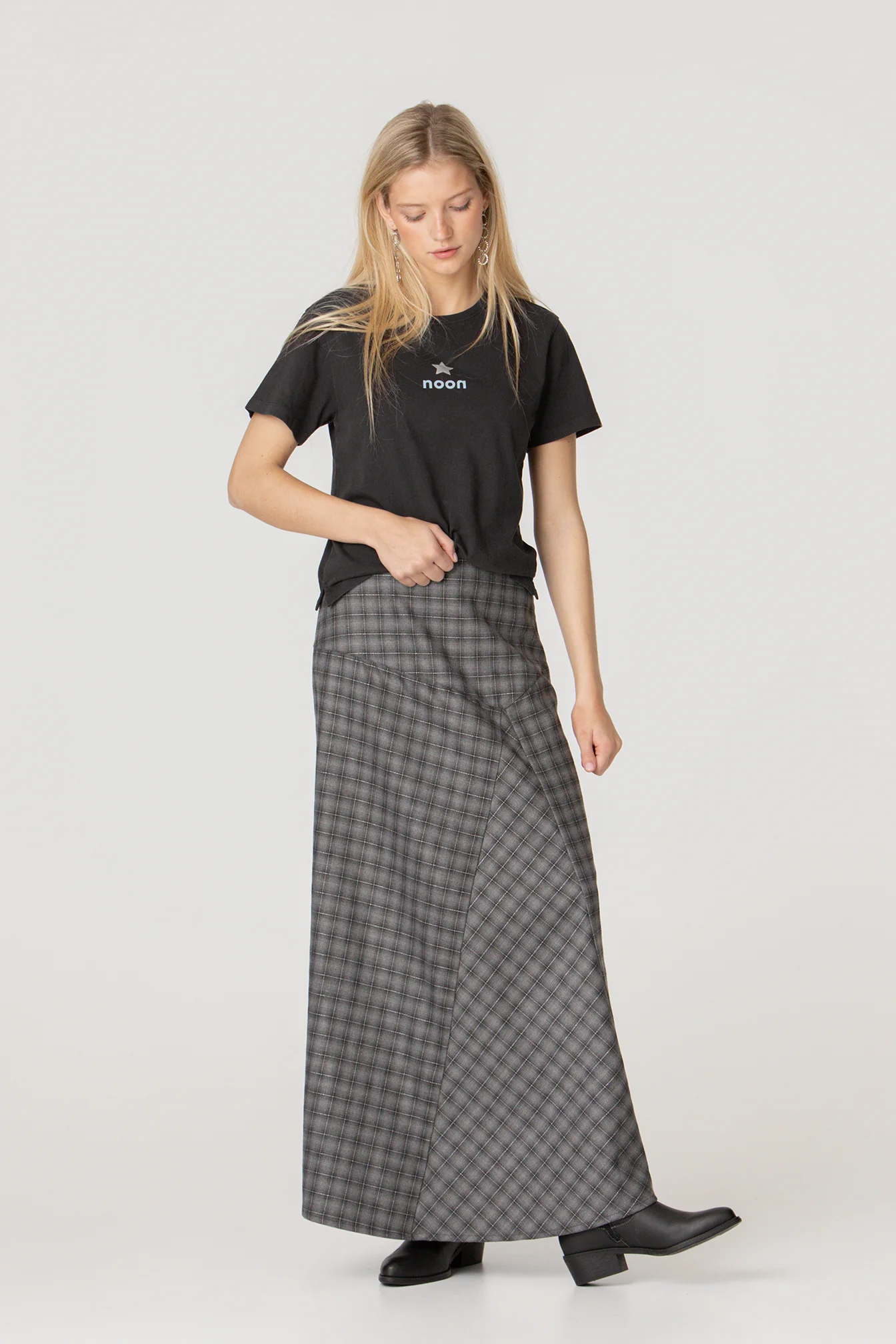 FALDA MIDI CUADROS - Image 3