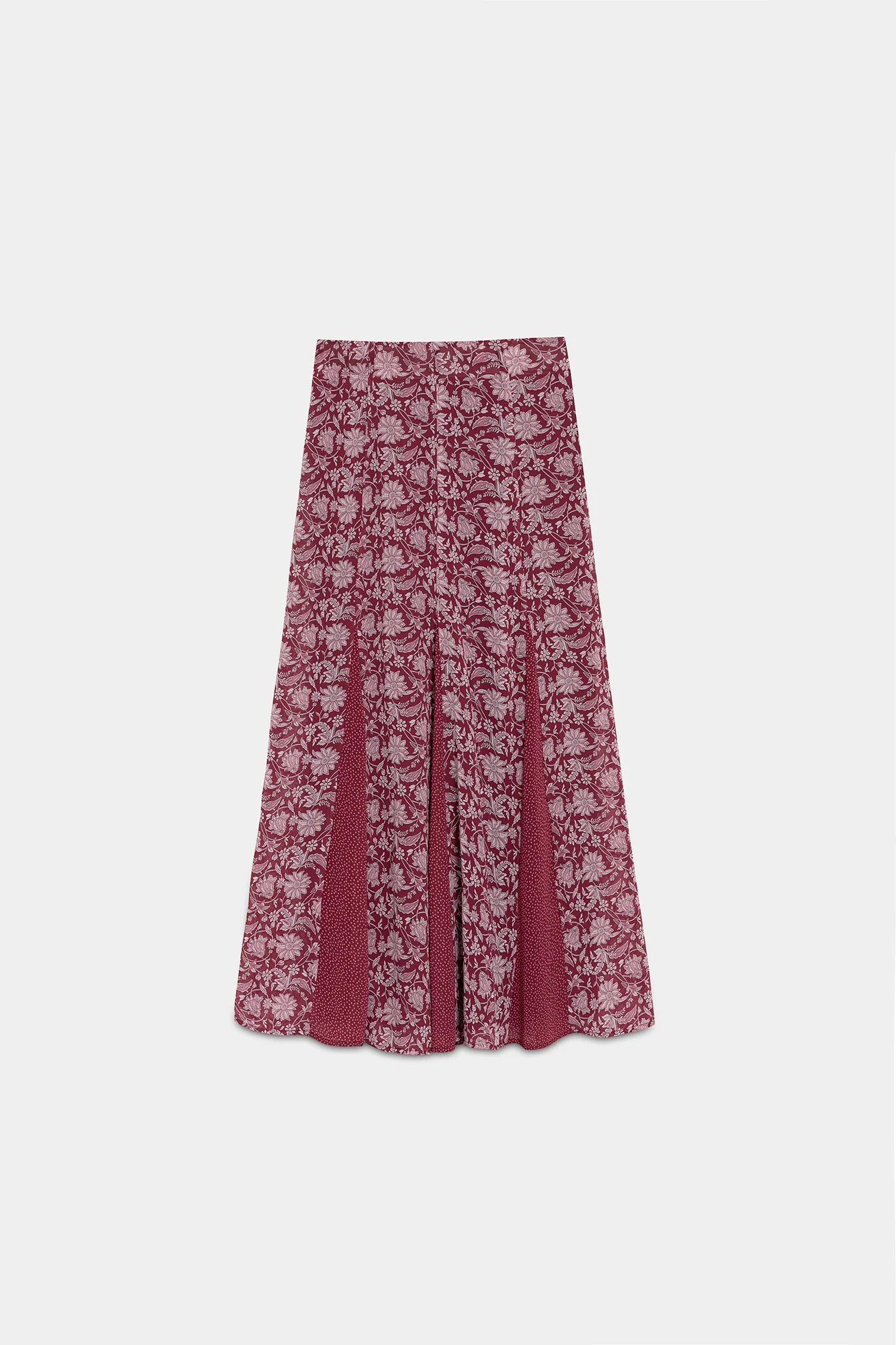 FALDA MIDI DOBLE TEJIDO - Image 2