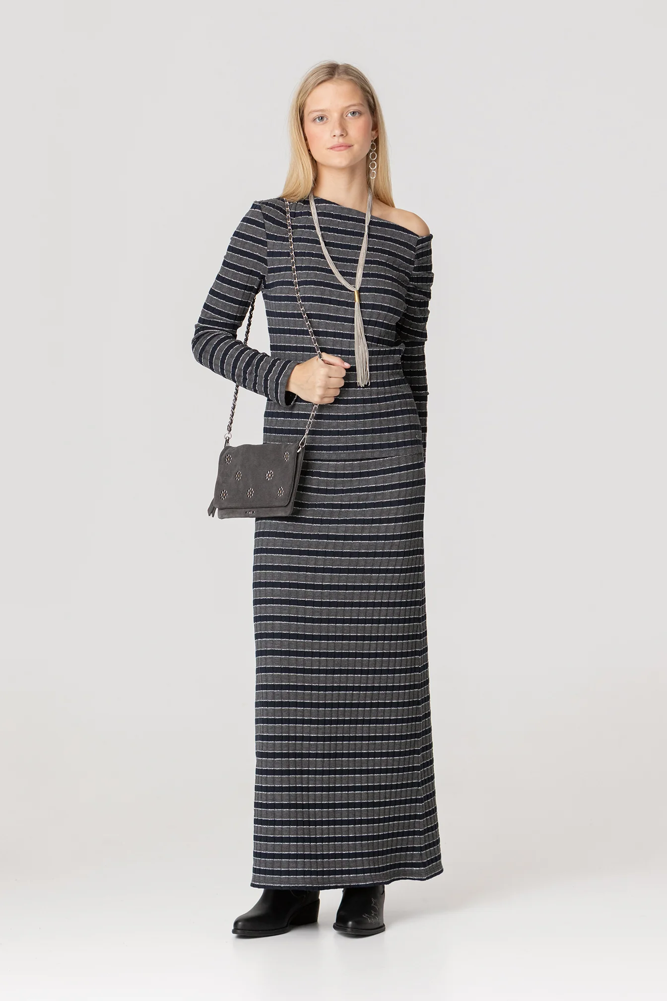 FALDA MIDI RAYAS LUREX - Image 6