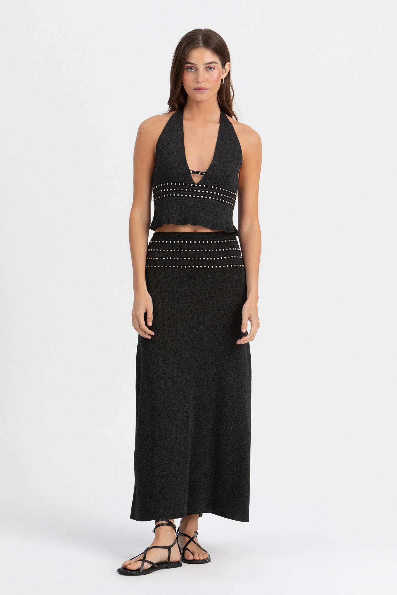 FALDA MIDI TACHAS LUREX - Image 3