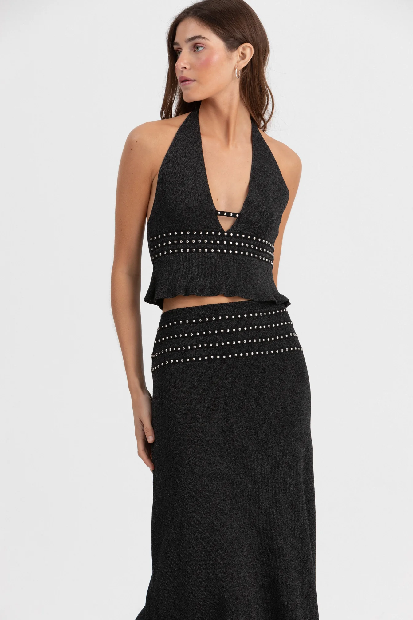 FALDA MIDI TACHAS LUREX - Image 6