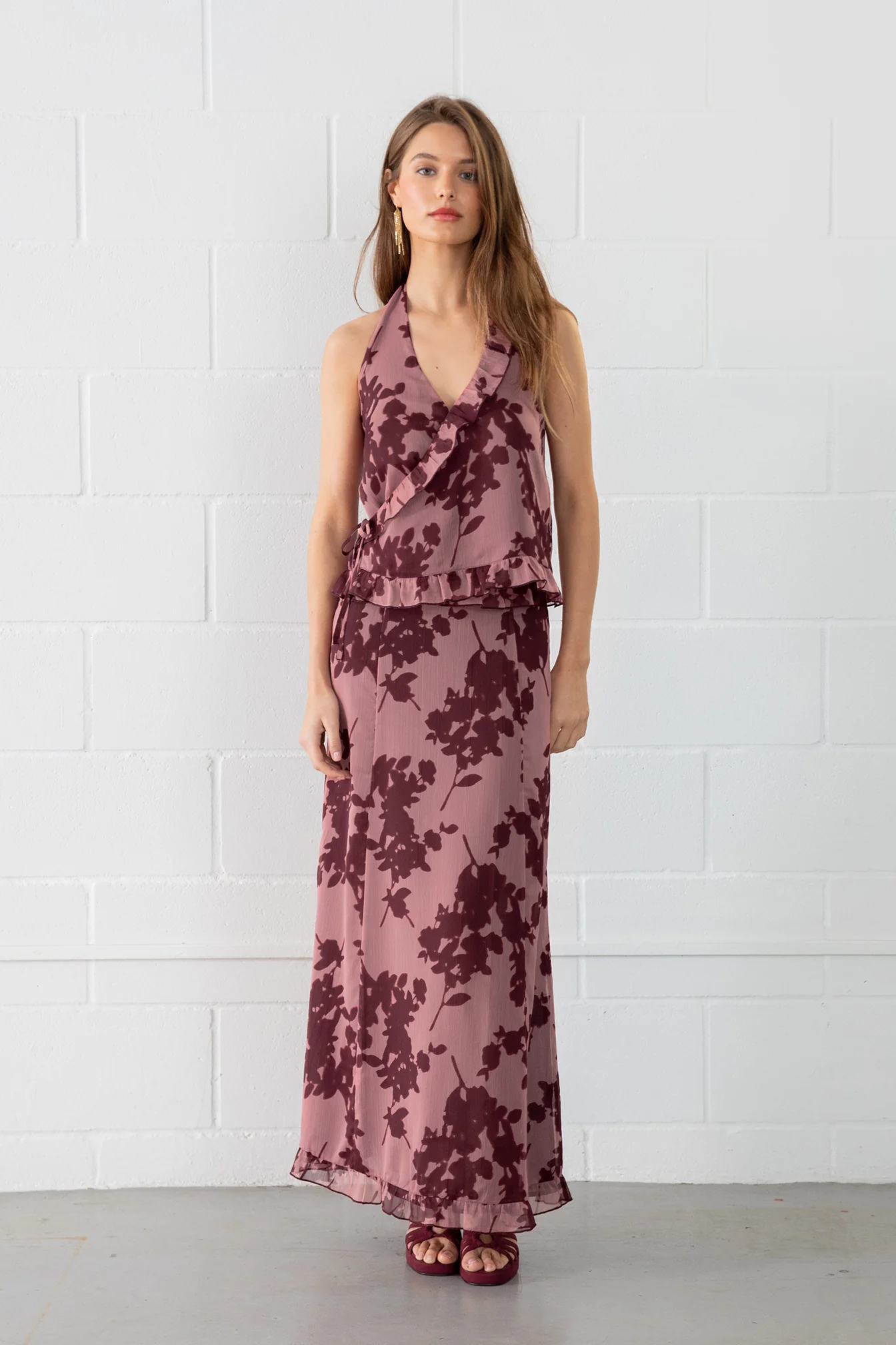 FALDA MIDI VOLANTE SIENA - Image 5