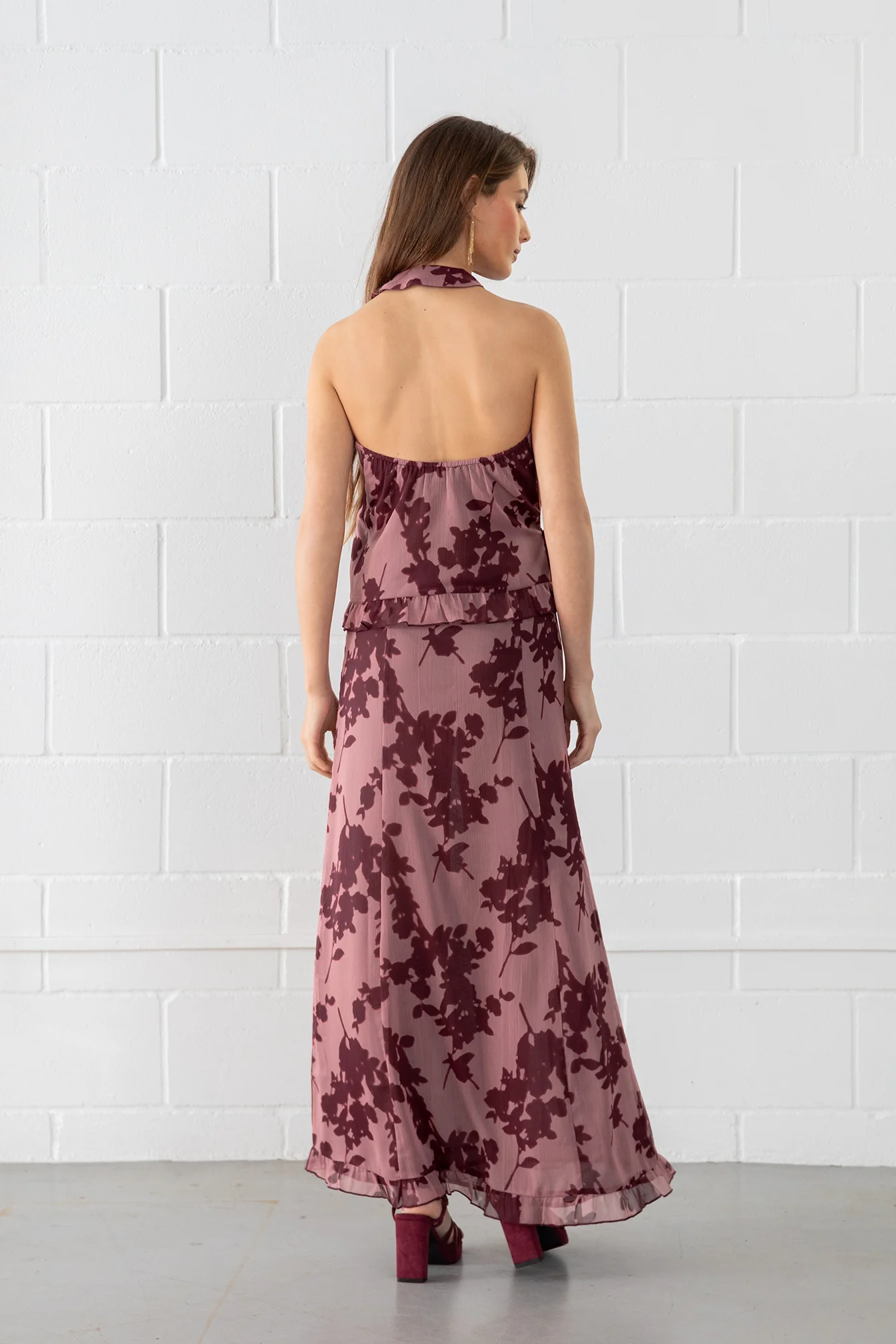 FALDA MIDI VOLANTE SIENA - Image 8