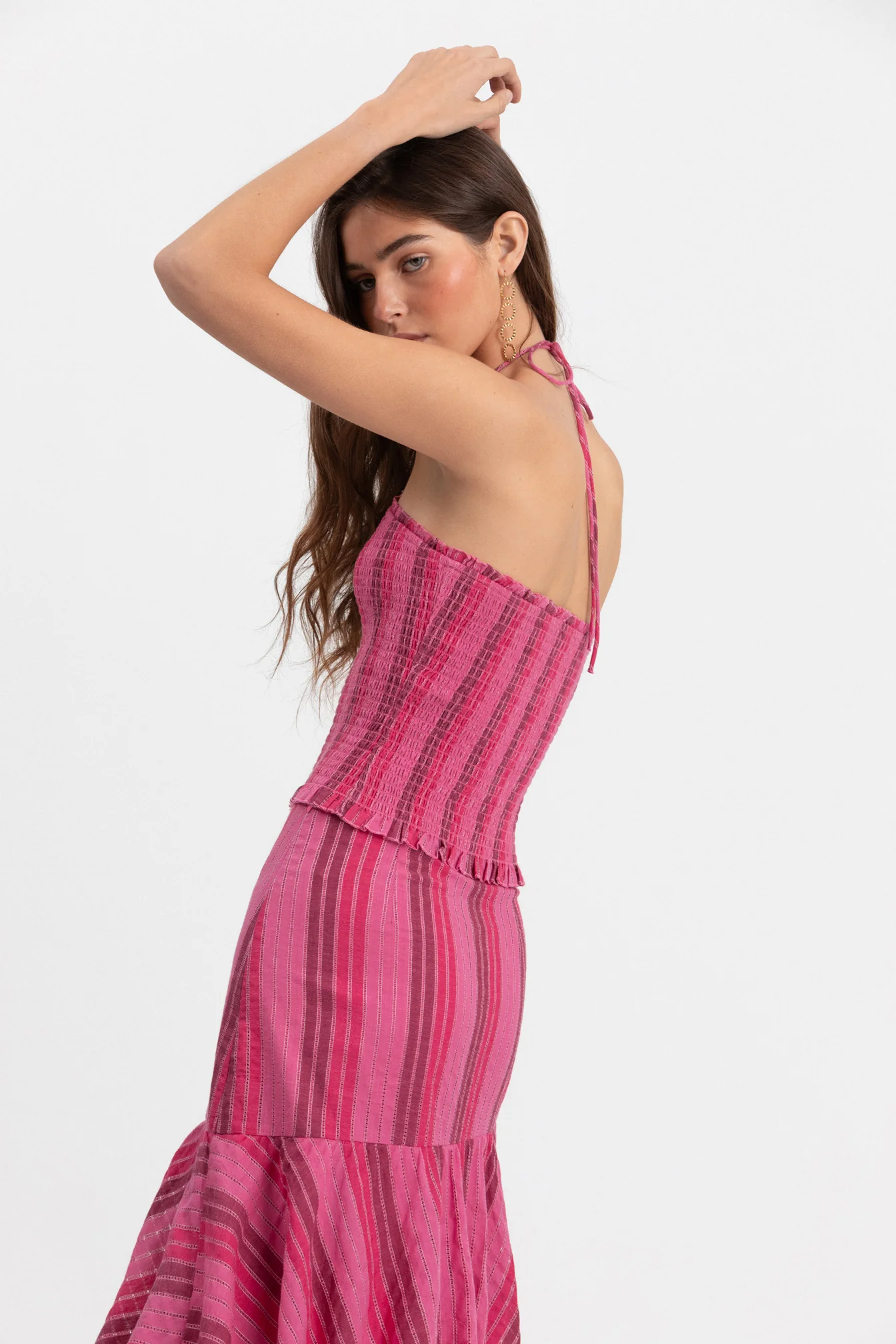 FALDA MIDI VOLANTES RAYAS - Image 12