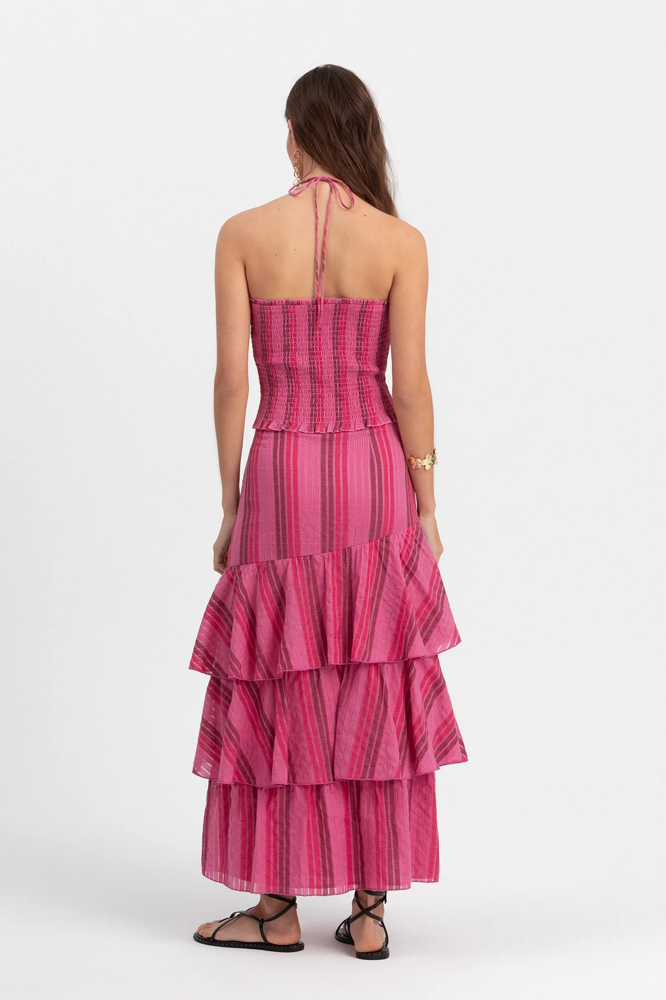 FALDA MIDI VOLANTES RAYAS - Image 11