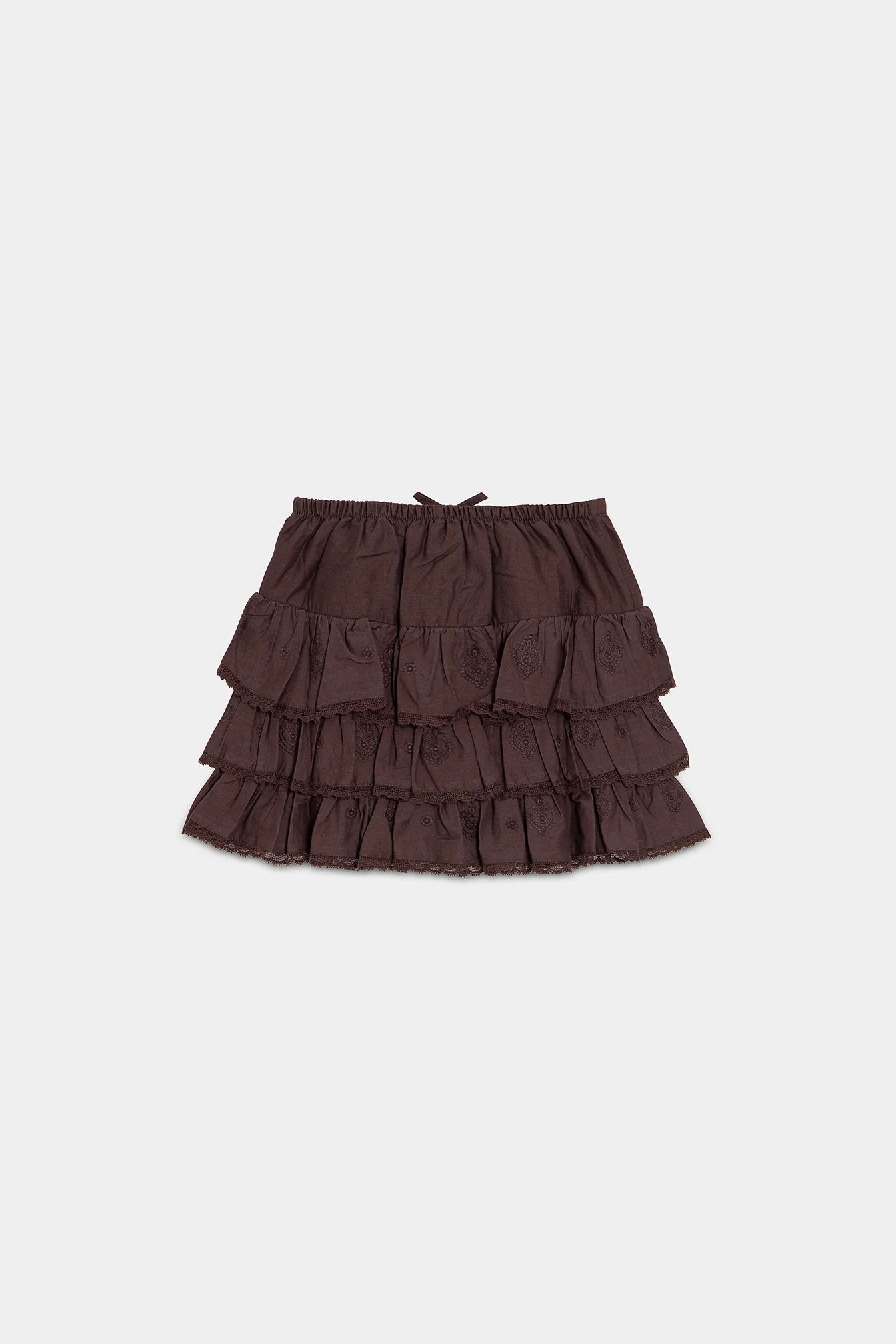 FALDA MINI VOLANTES BORDADA - Image 11