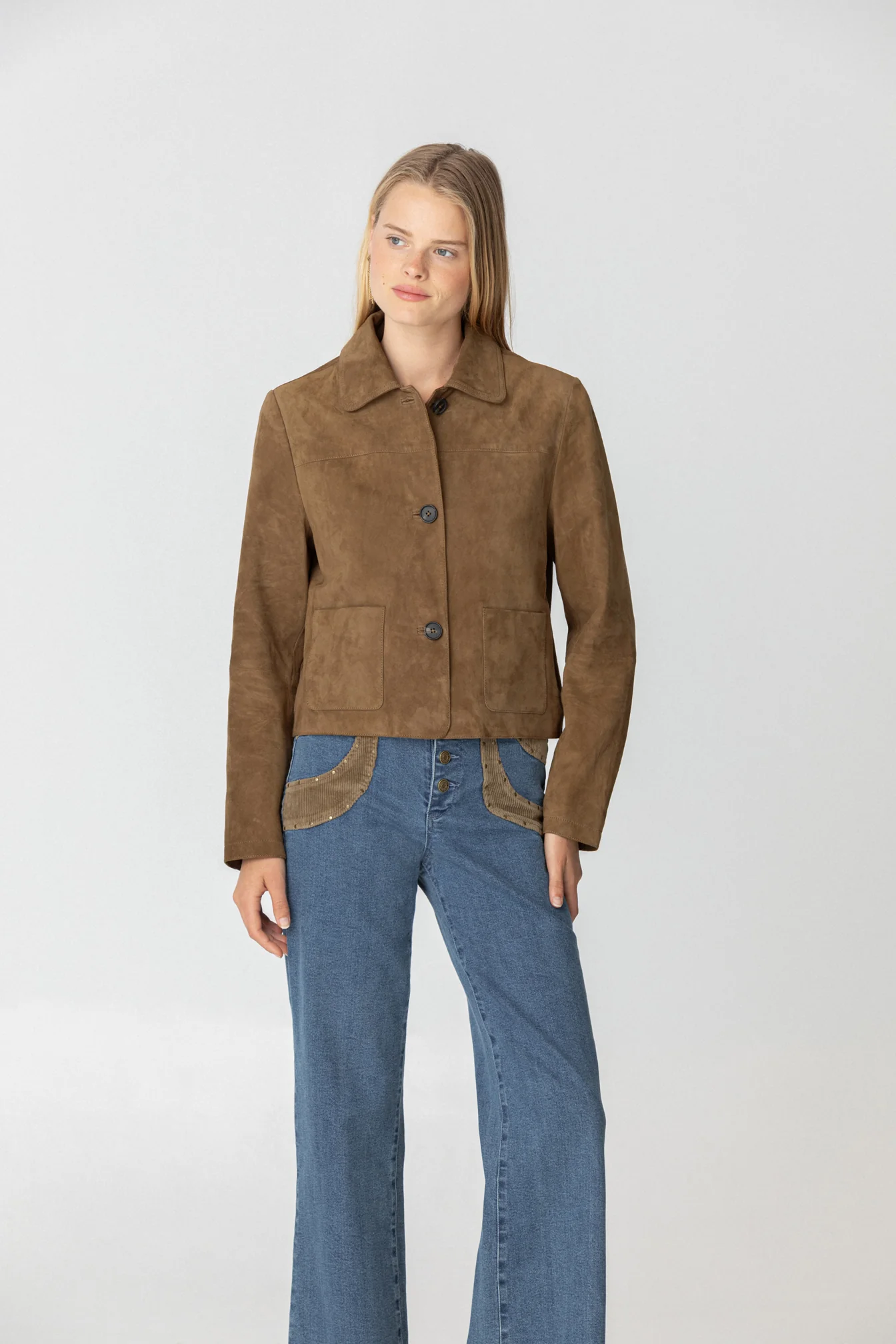 JEANS CONTRASTE PANA TACHAS - Image 11
