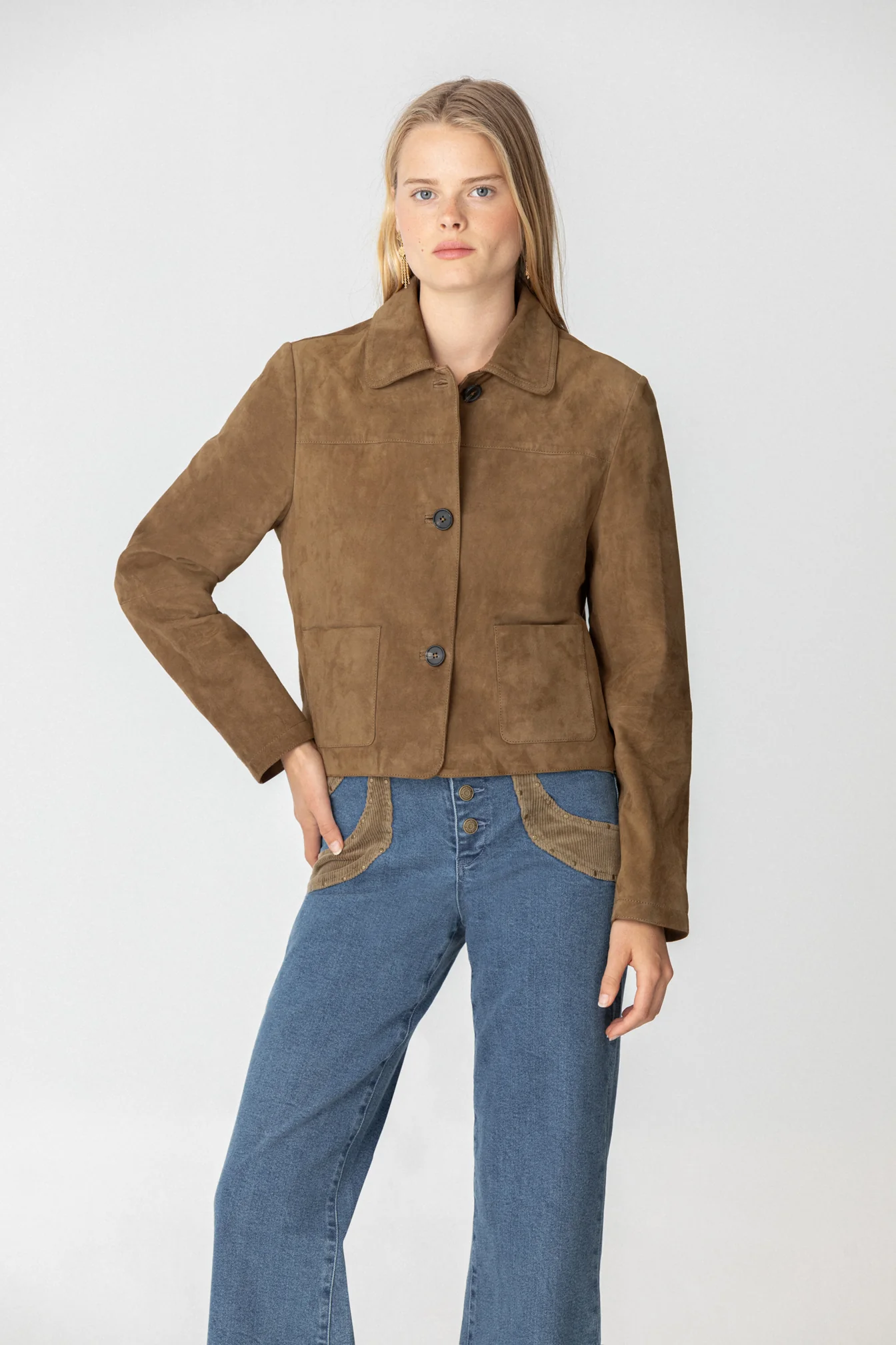 JEANS CONTRASTE PANA TACHAS - Image 13