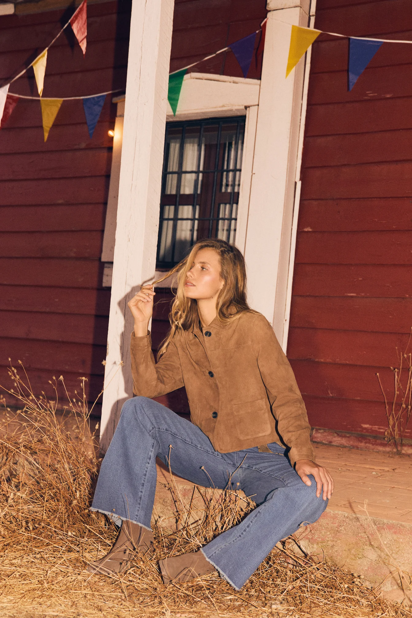 JEANS CONTRASTE PANA TACHAS - Image 4