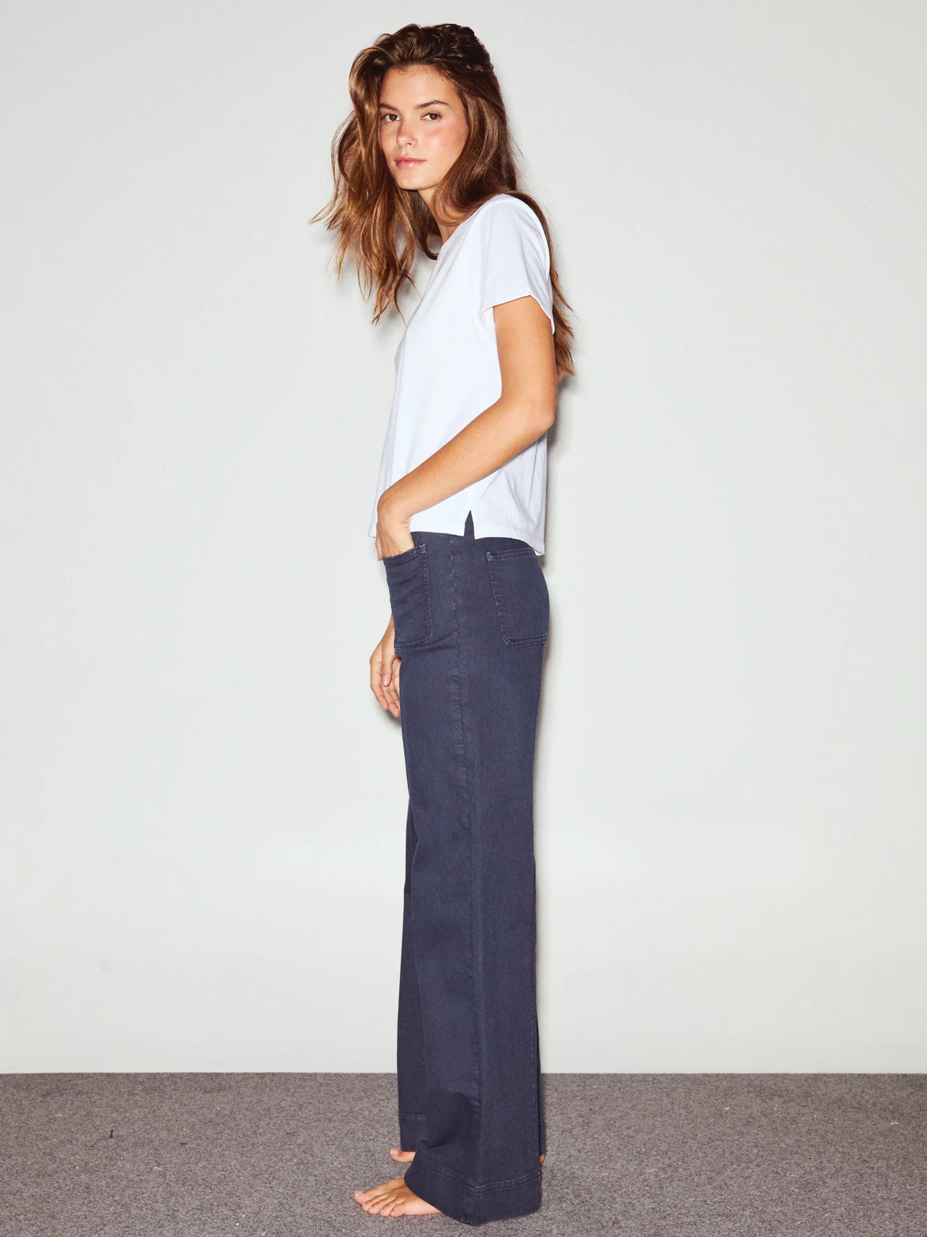 JEANS CULOTTE BASIC COSTURA - Image 4