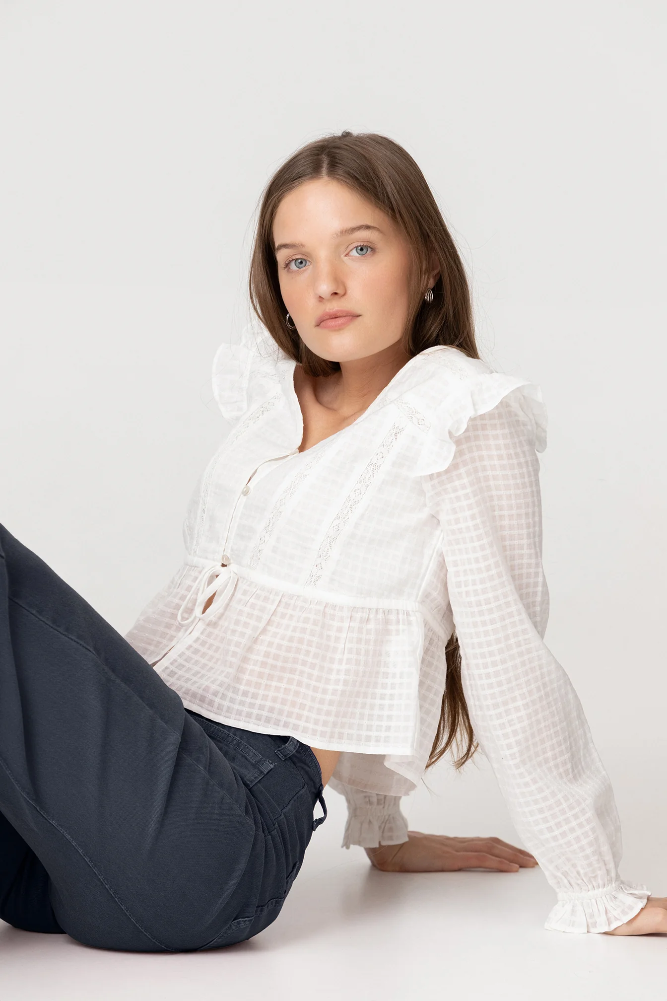JEANS CULOTTE BASIC COSTURA - Image 12
