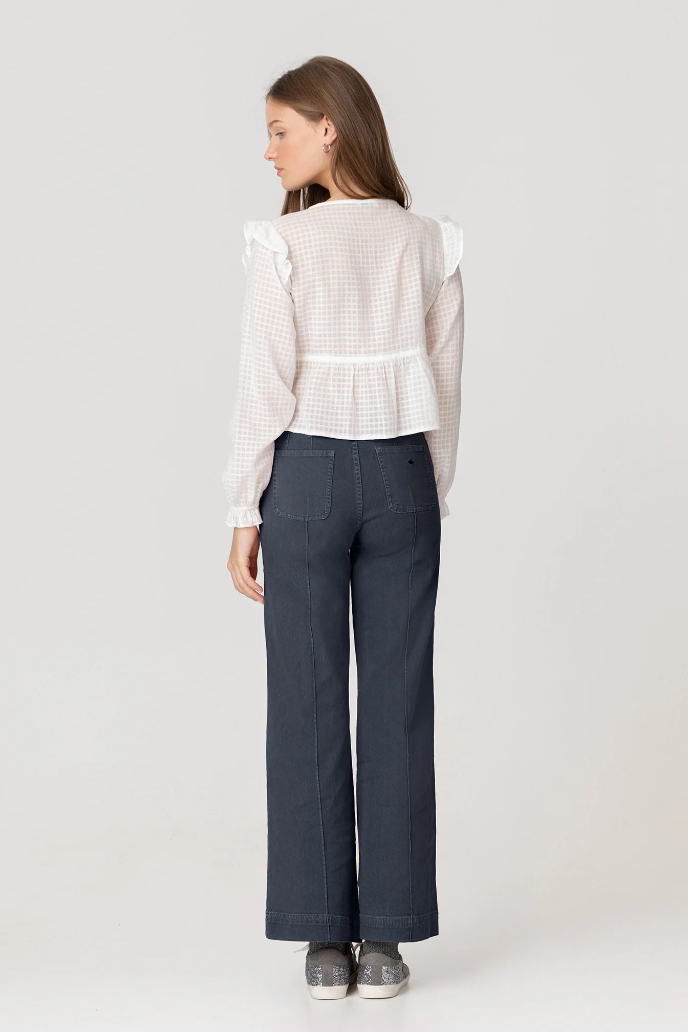 JEANS CULOTTE BASIC COSTURA - Image 16