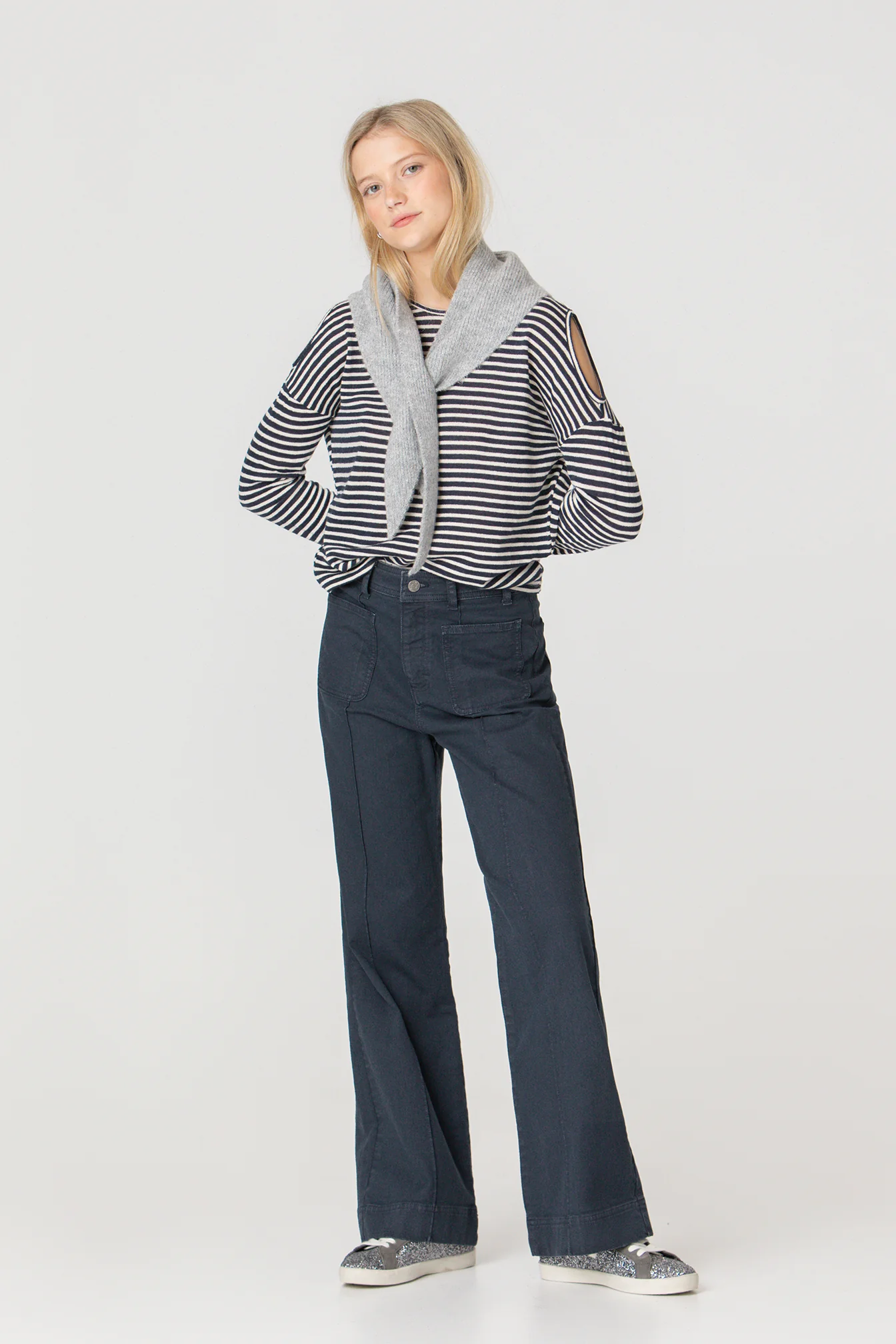 JEANS CULOTTE BASIC COSTURA - Image 17