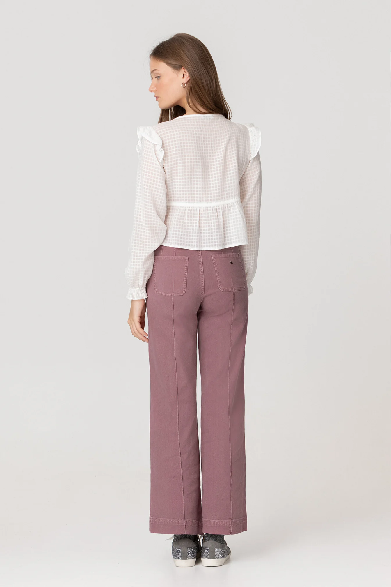 JEANS CULOTTE BASIC COSTURA - Image 5