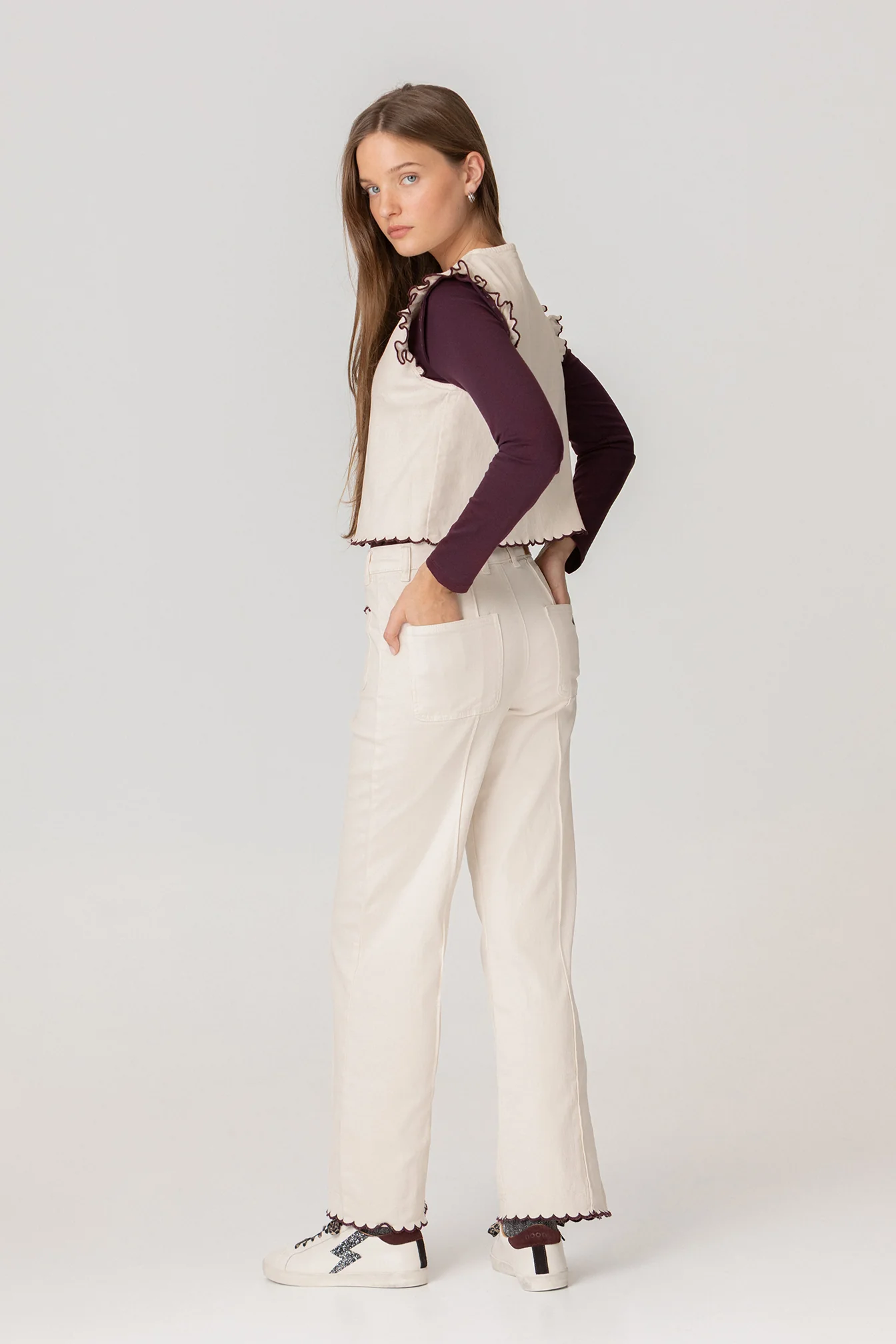 JEANS ONDAS CONTRASTE - Image 6