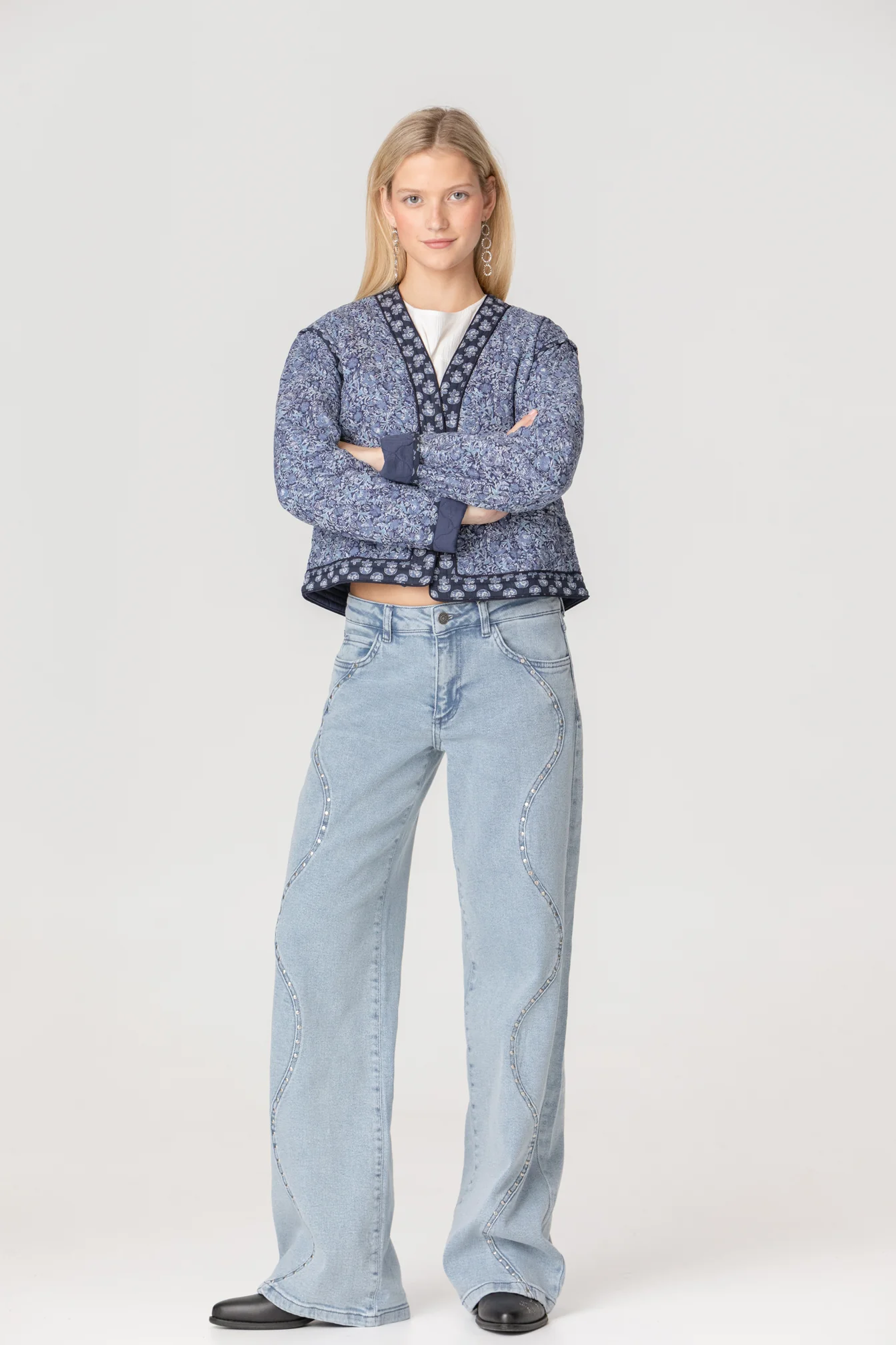 JEANS ONDAS TACHAS DENIM - Image 13
