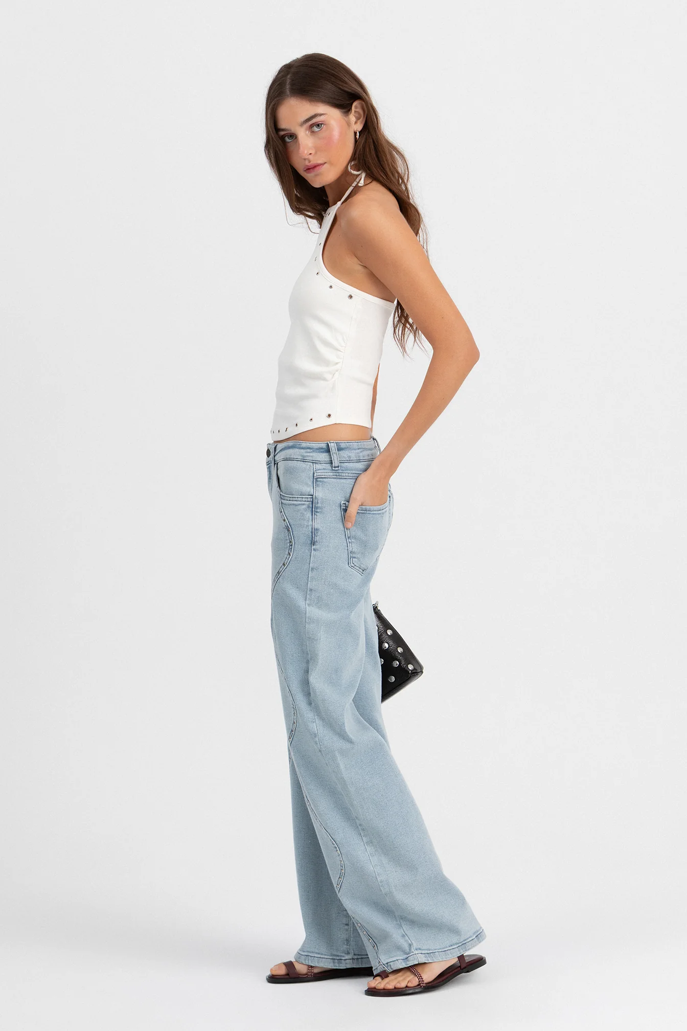 JEANS ONDAS TACHAS DENIM - Image 3