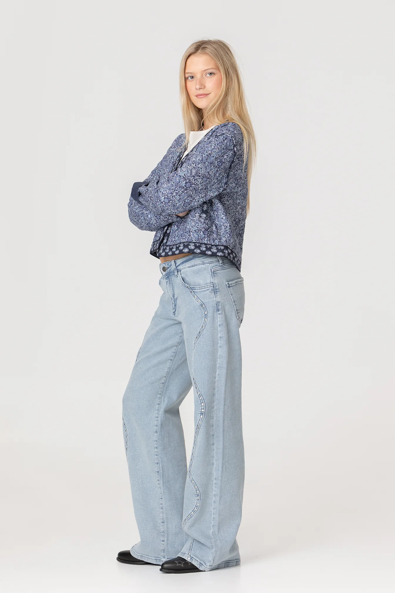 JEANS ONDAS TACHAS DENIM - Image 4