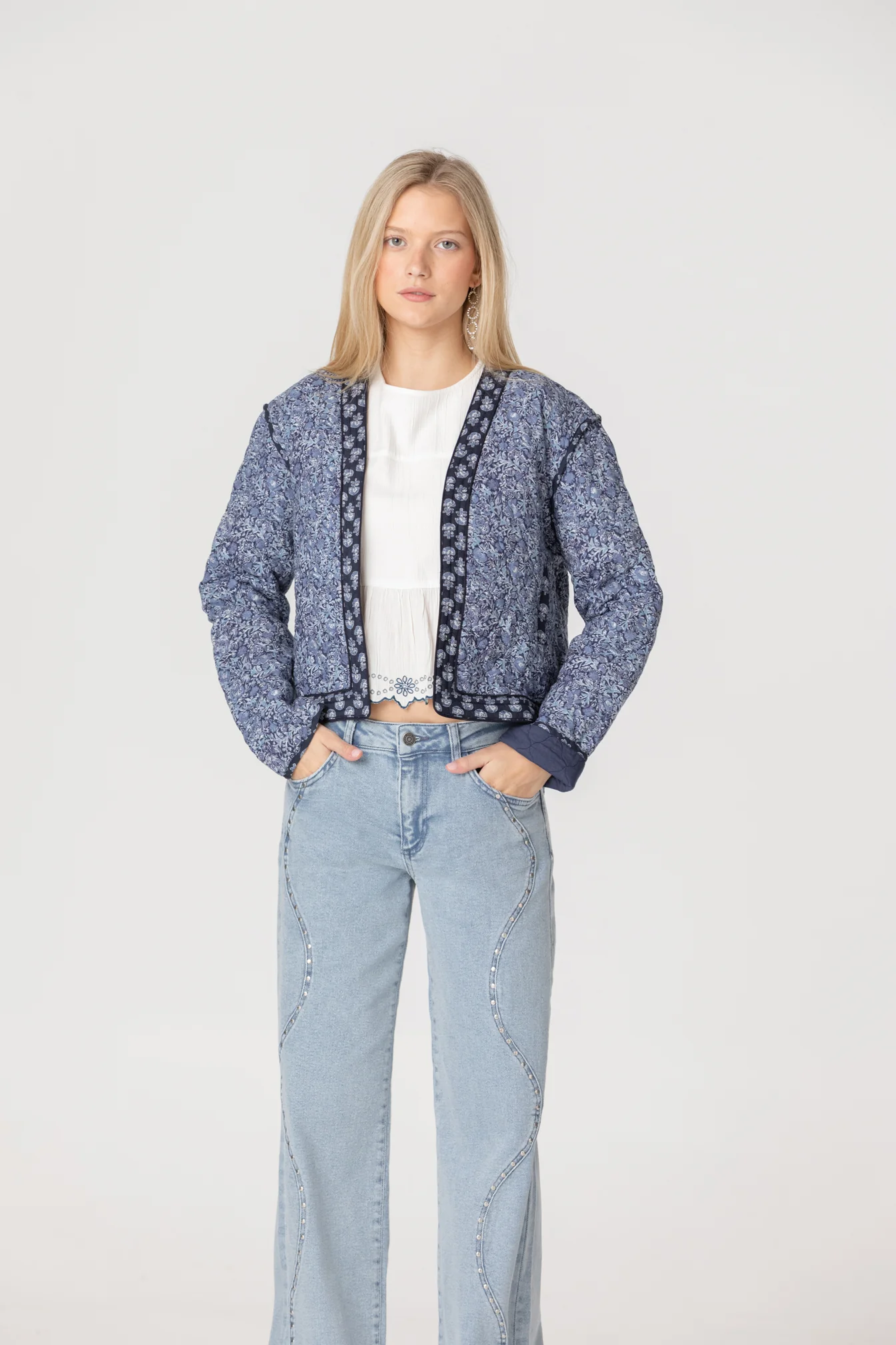 JEANS ONDAS TACHAS DENIM - Image 6