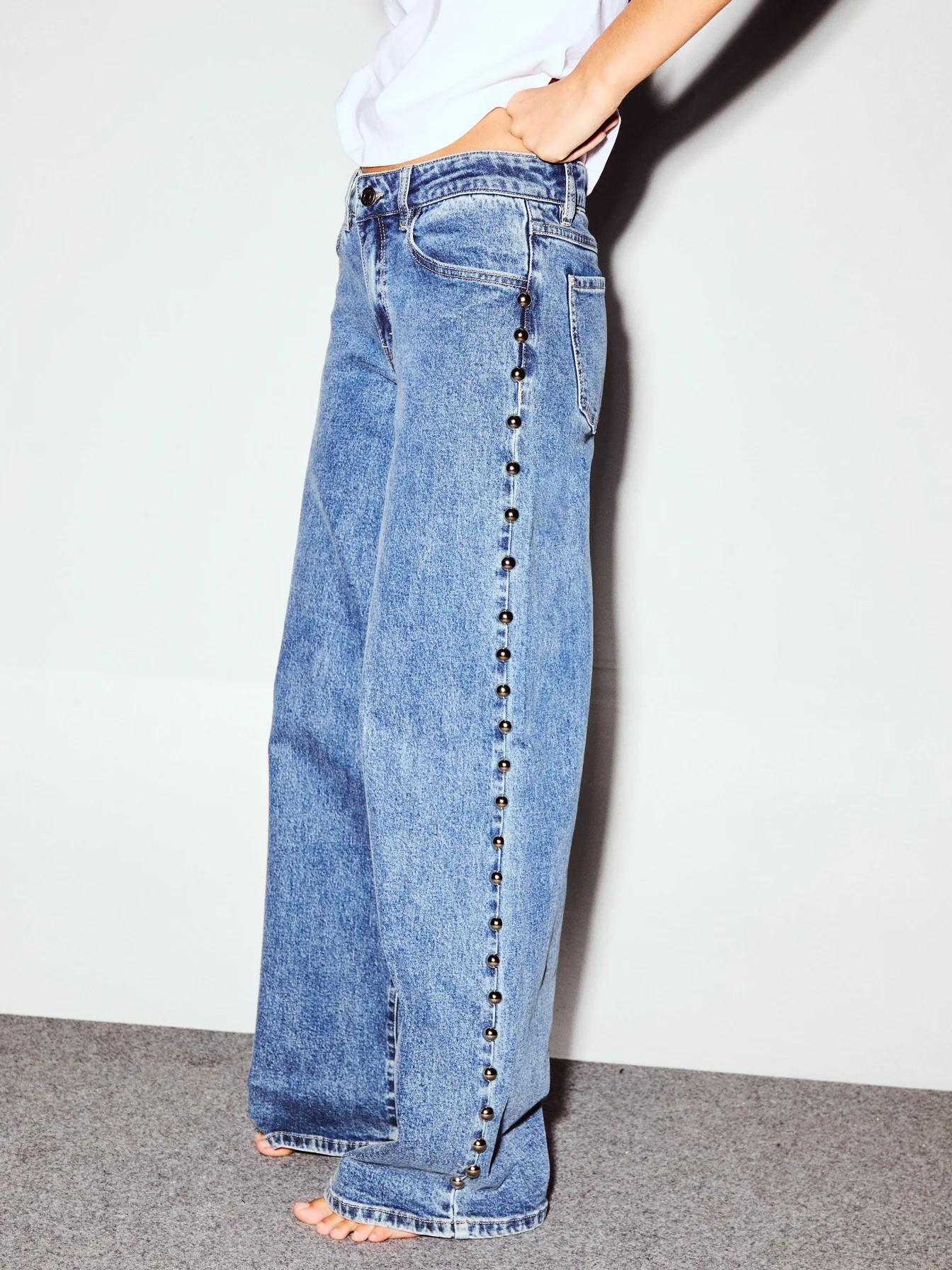 JEANS TACHUELAS MAXI DENIM - Image 3
