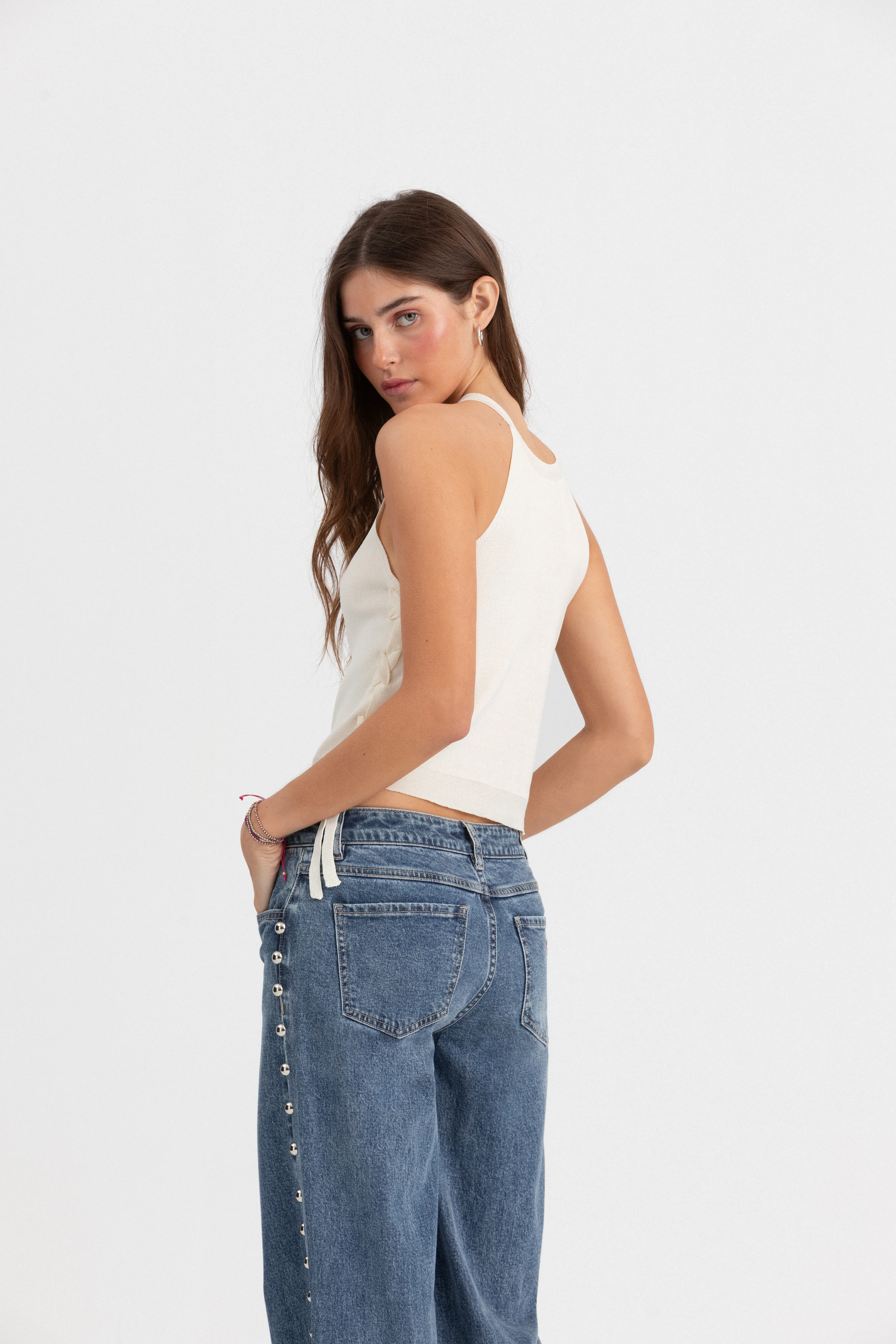 JEANS TACHUELAS MAXI DENIM - Image 8