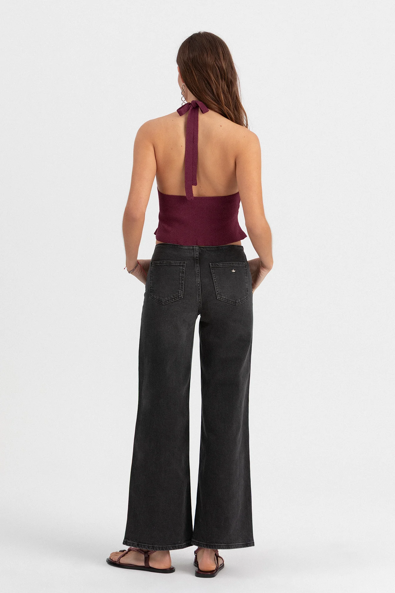 JEANS TACHUELAS SIN CINTURILLA - Image 3