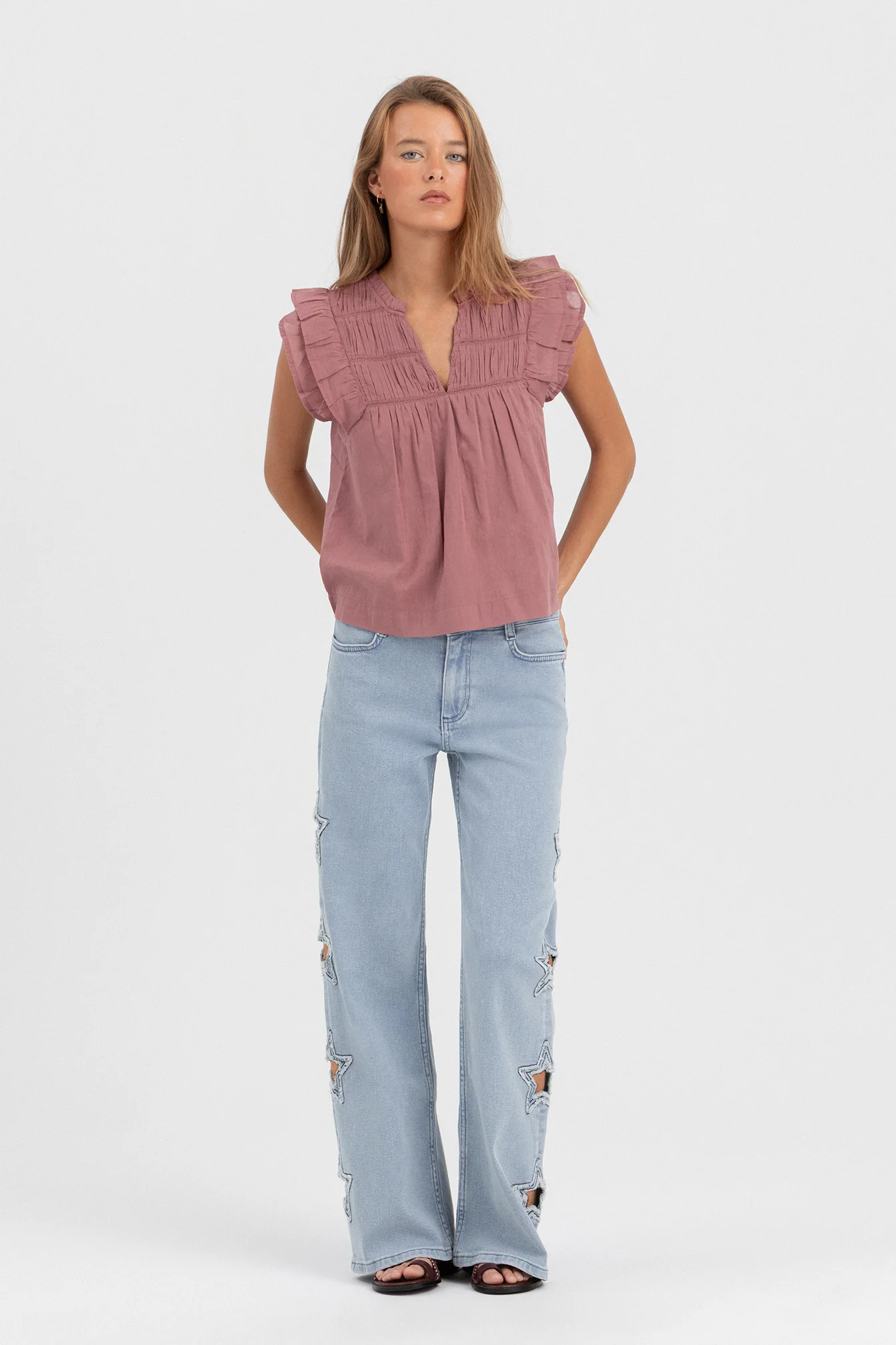 JEANS TROQUELADO ESTRELLAS - Image 3
